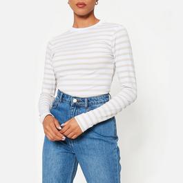 Bluza z kolekcji kolekcji Vintage Clothing ISAWITFIRST Striped Fitted T Shirt