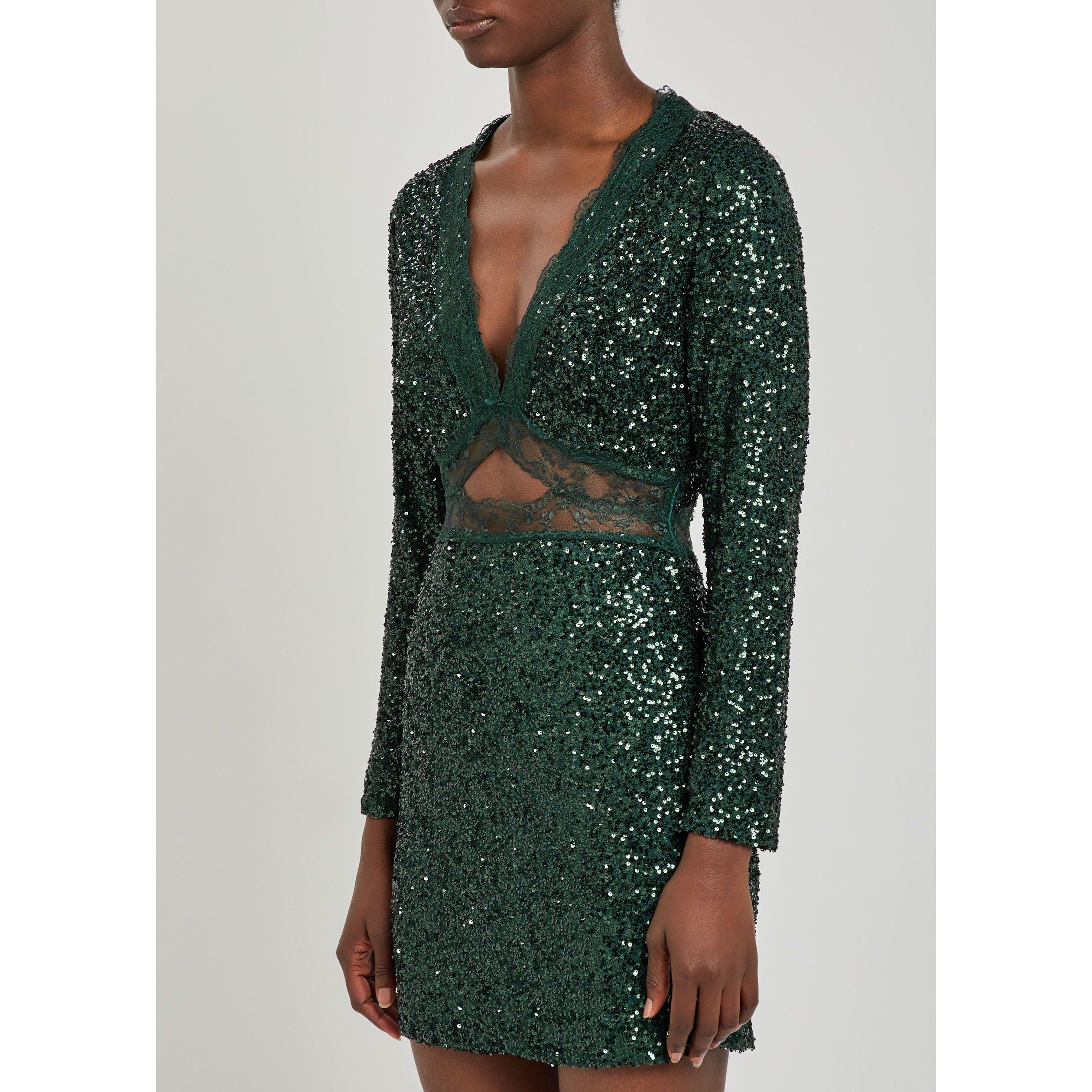 GREEN - Never Fully Dressed - SD EMERALD MIMI MINI DRESS - 2