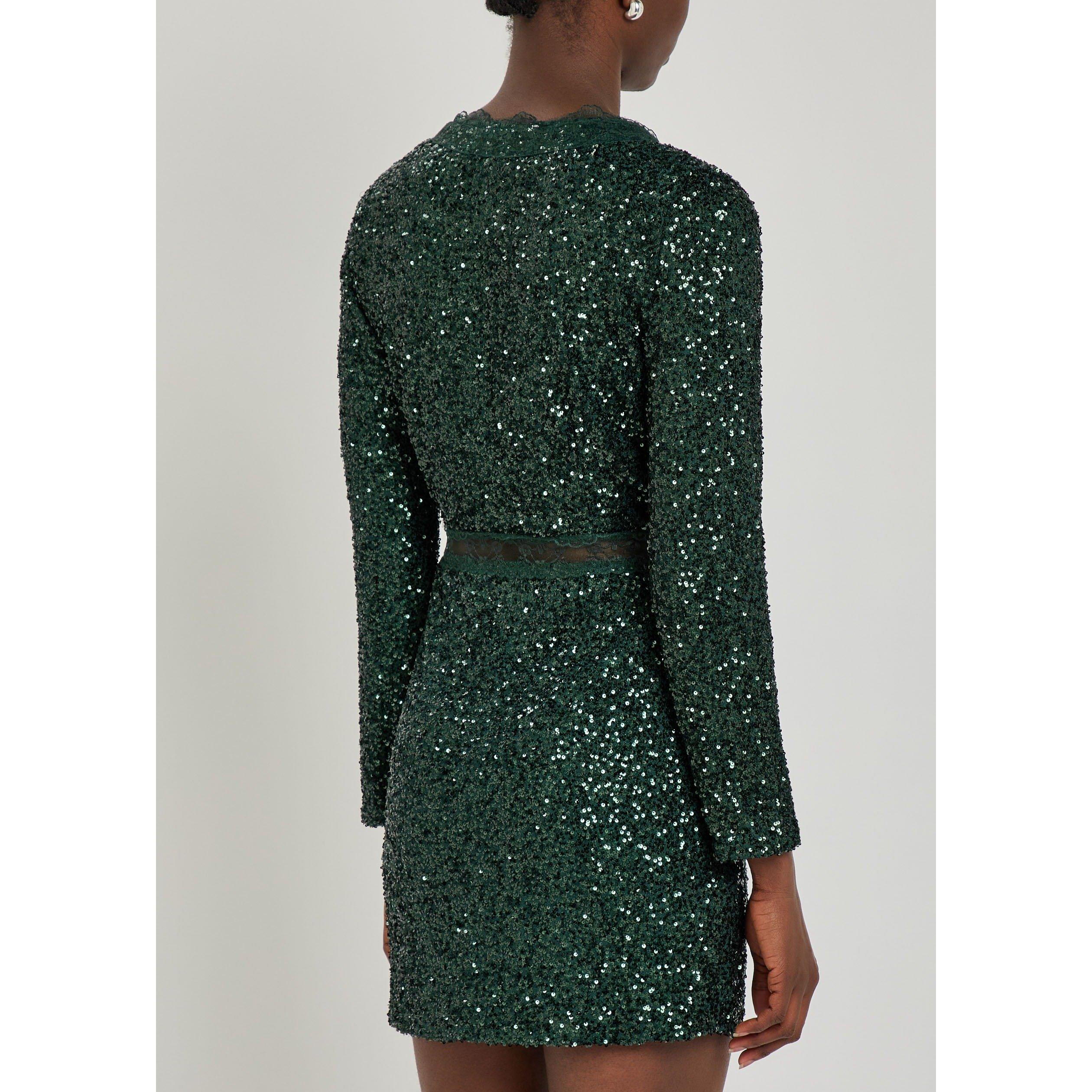 GREEN - Never Fully Dressed - SD EMERALD MIMI MINI DRESS - 3