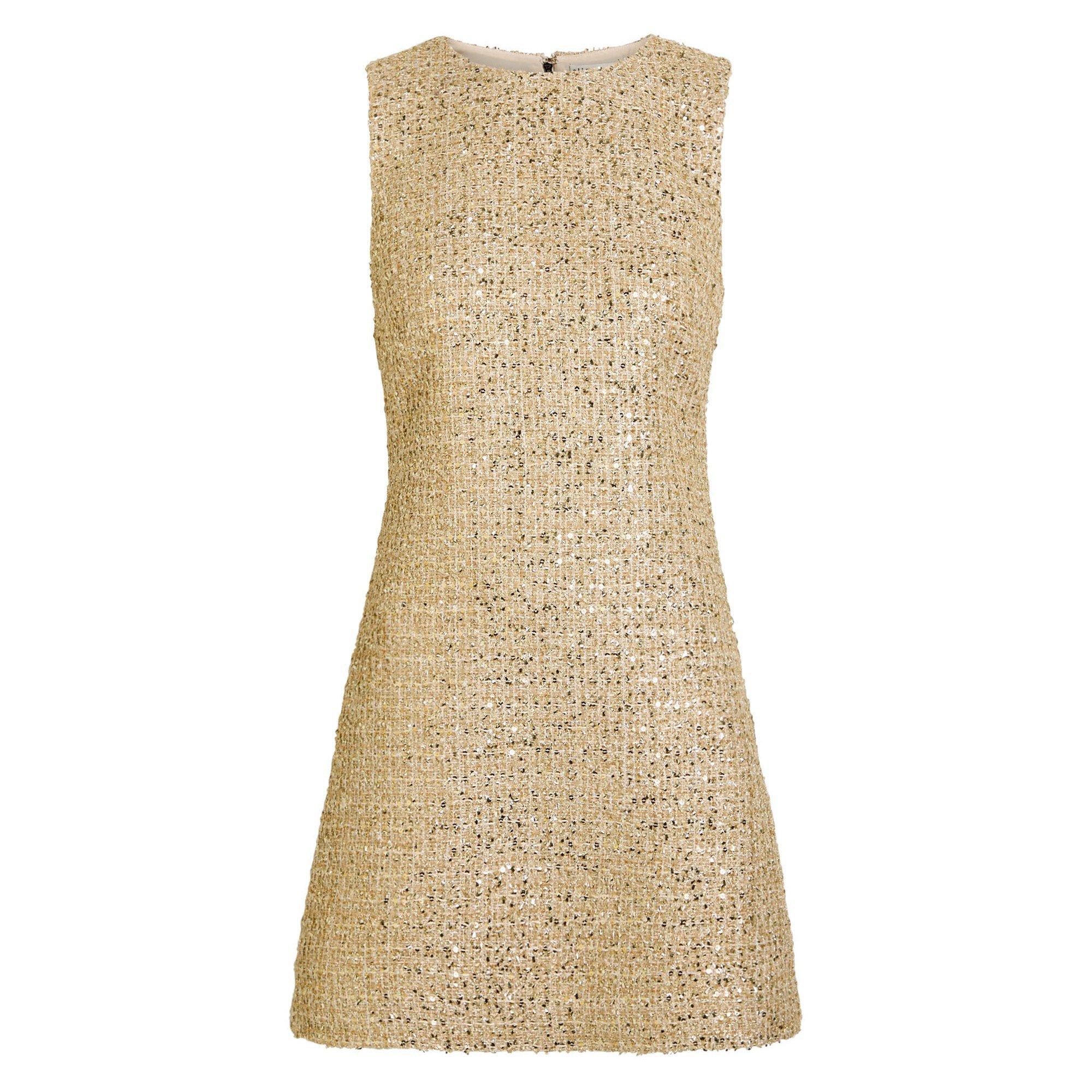 GOLD - Alice And Olivia - SD CADE SLVLSS SHIFT MINI DRS - 1