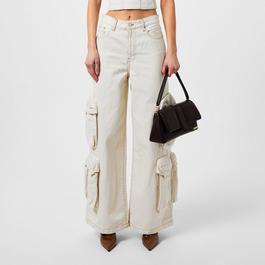 Amiri High Waisted Straight Leg Jeans Womens