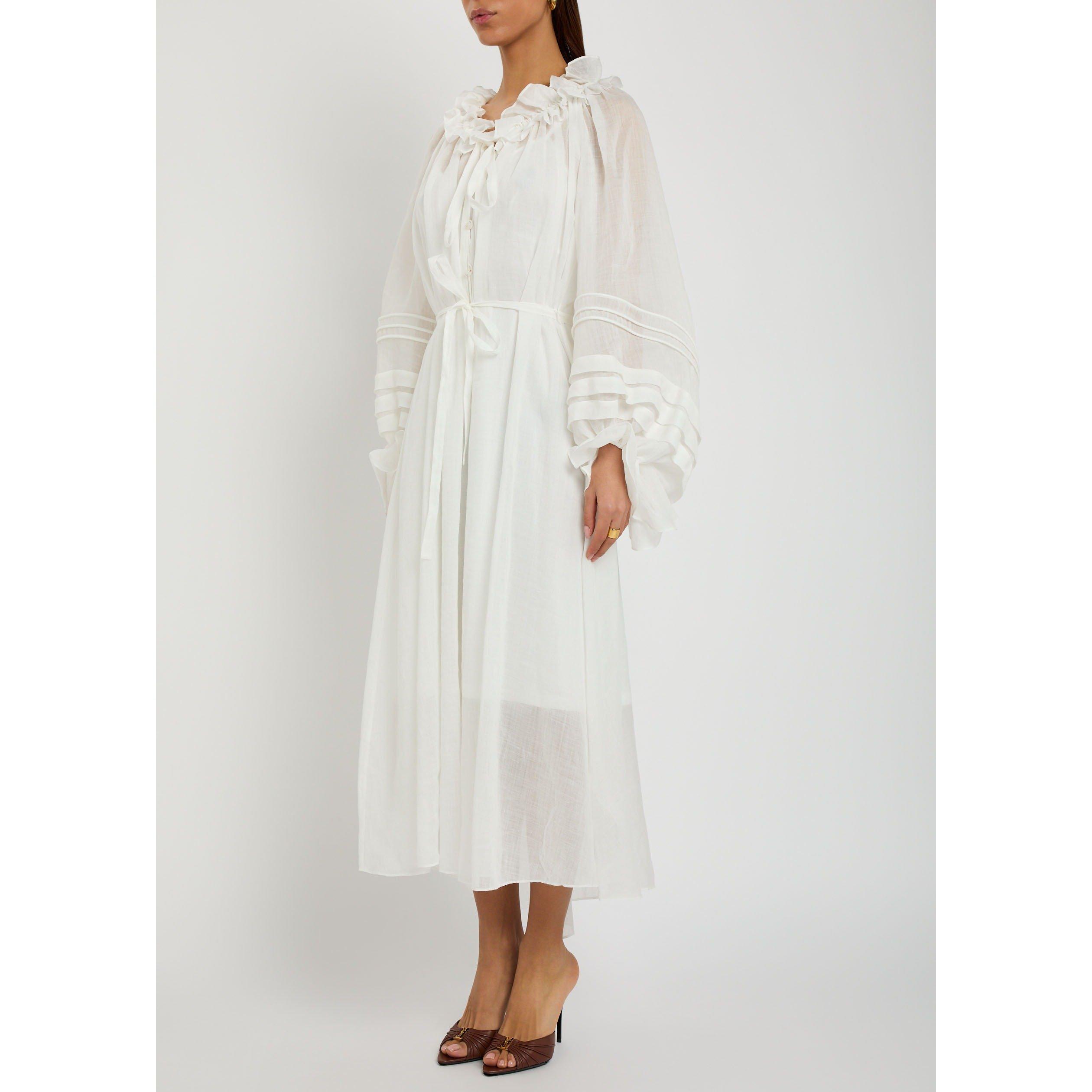 IVORY - Zimmermann - REBELLION CORDED BILLOW DRESS - 2