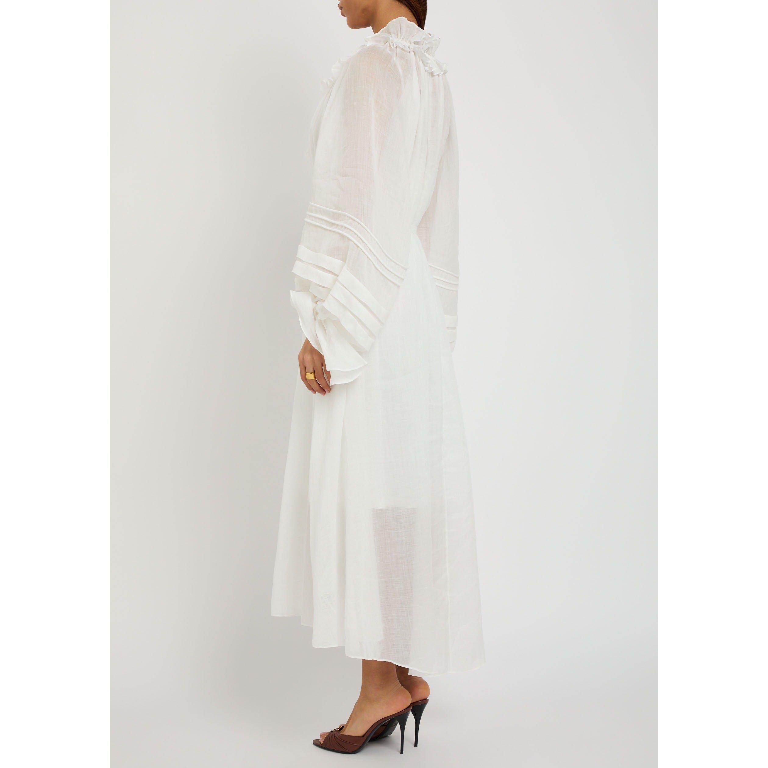 IVORY - Zimmermann - REBELLION CORDED BILLOW DRESS - 3