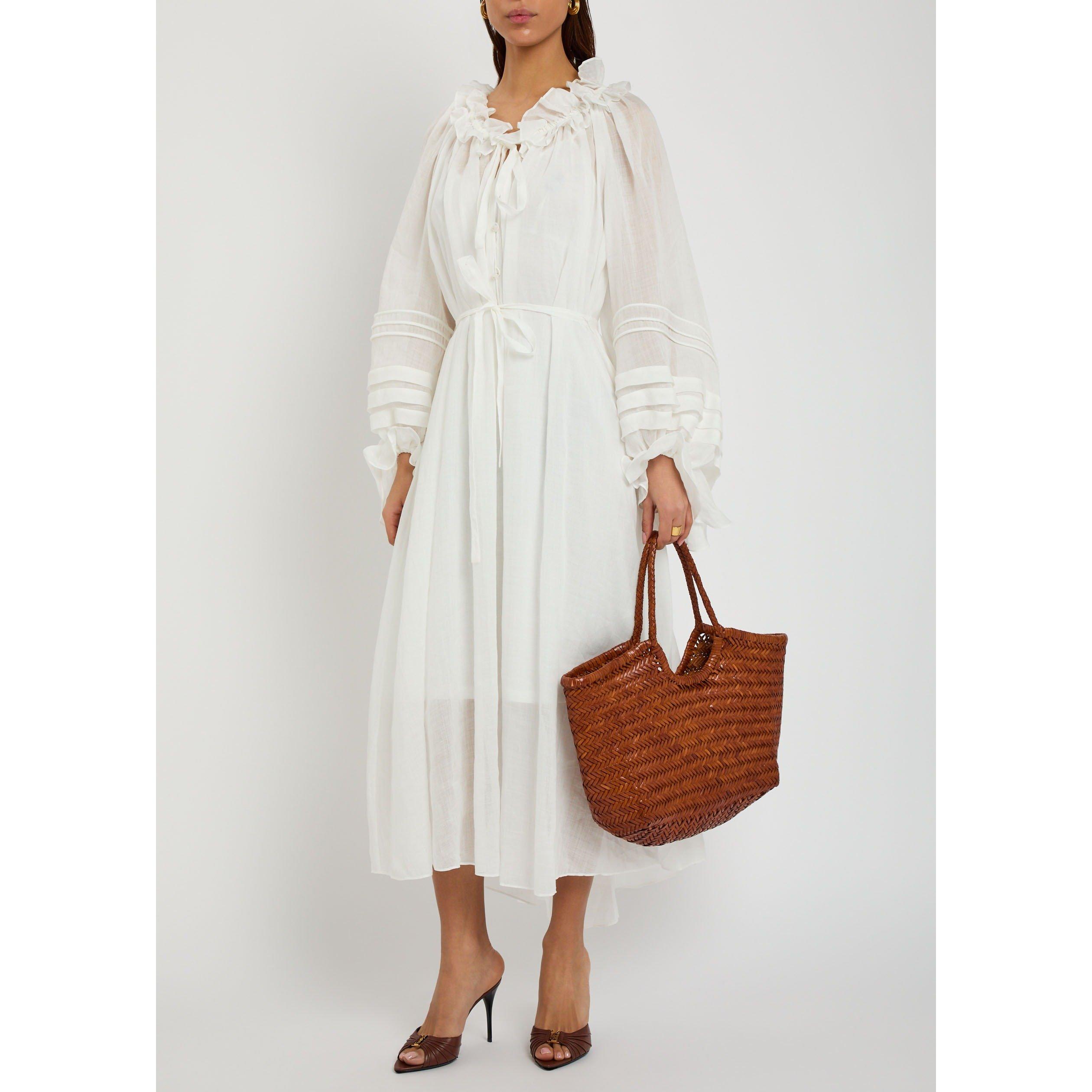 IVORY - Zimmermann - REBELLION CORDED BILLOW DRESS - 5