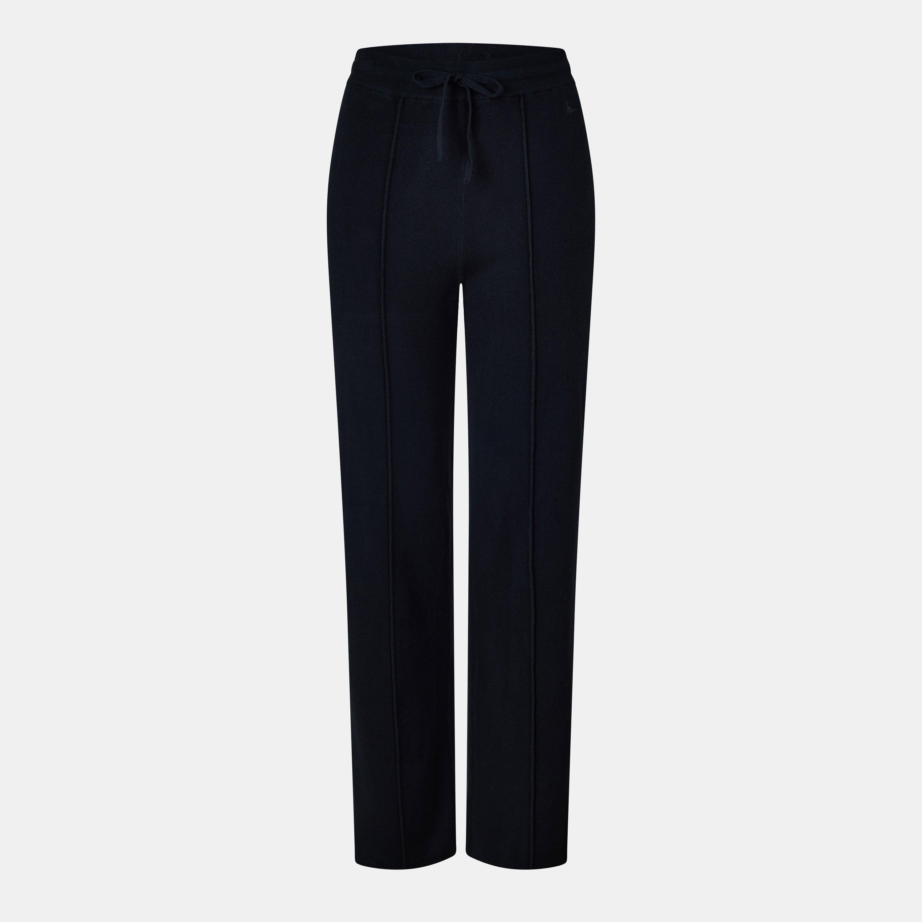 Jack Wills Women's Knitted Pin-Tuck Trousers - Black - 8 (XS)