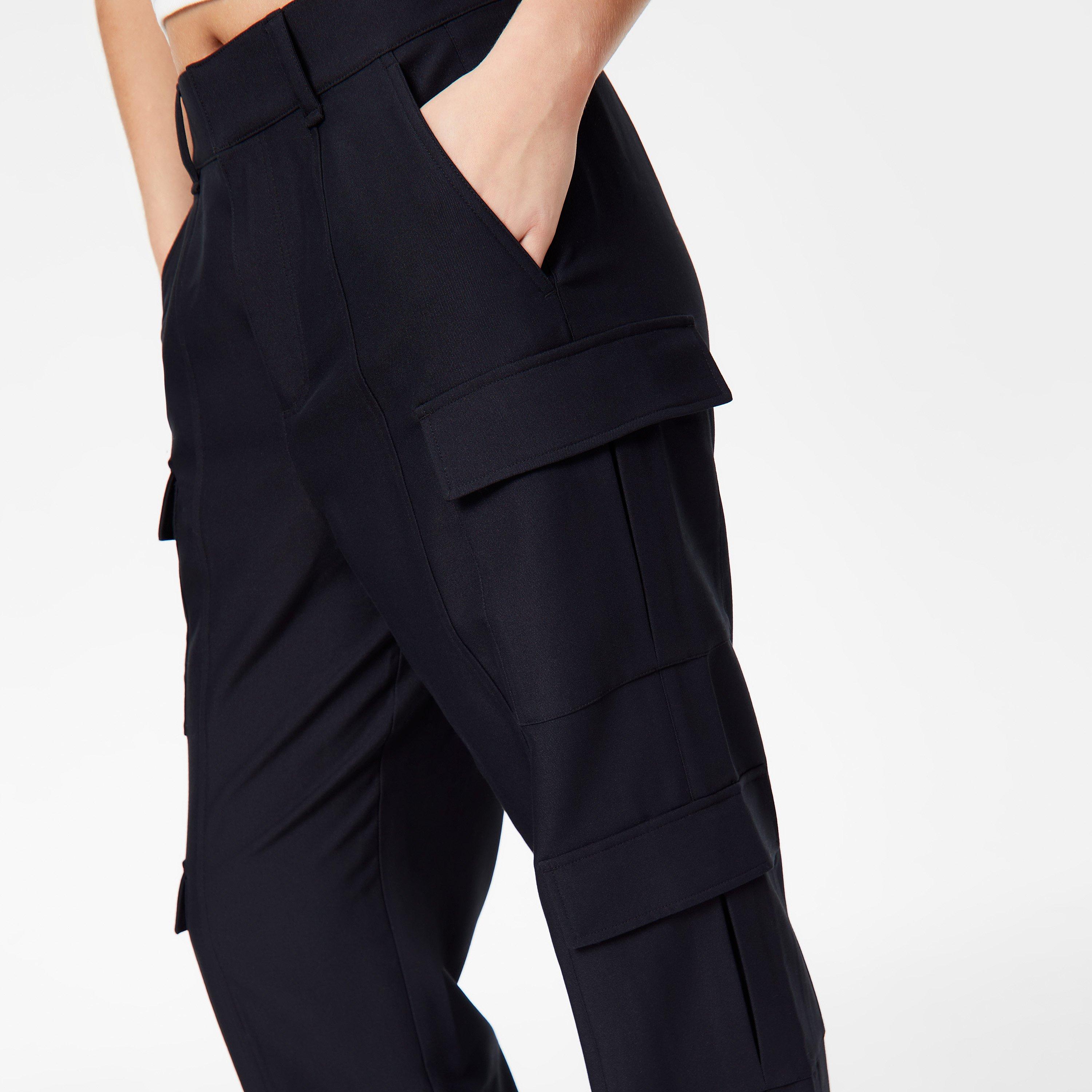 Black - Jack Wills - Wide Leg Cargo Pants - 3