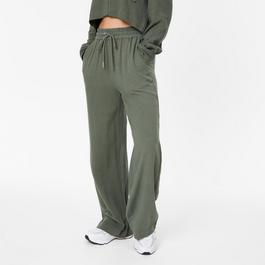 Jack Wills Linen Blend Wide Leg Trousers