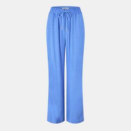 Jack Wills Linen Blend Wide Leg Trousers