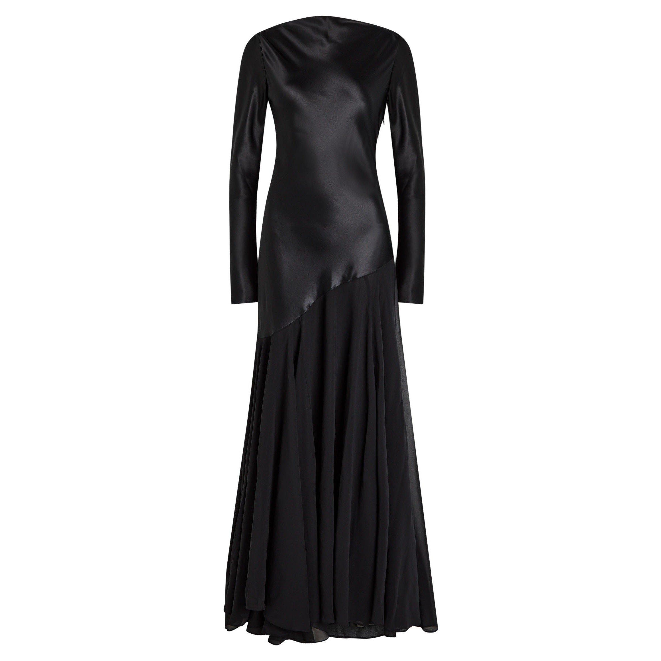 BLACK - Tove - LD CORDELIA LS LG DRESS - 1