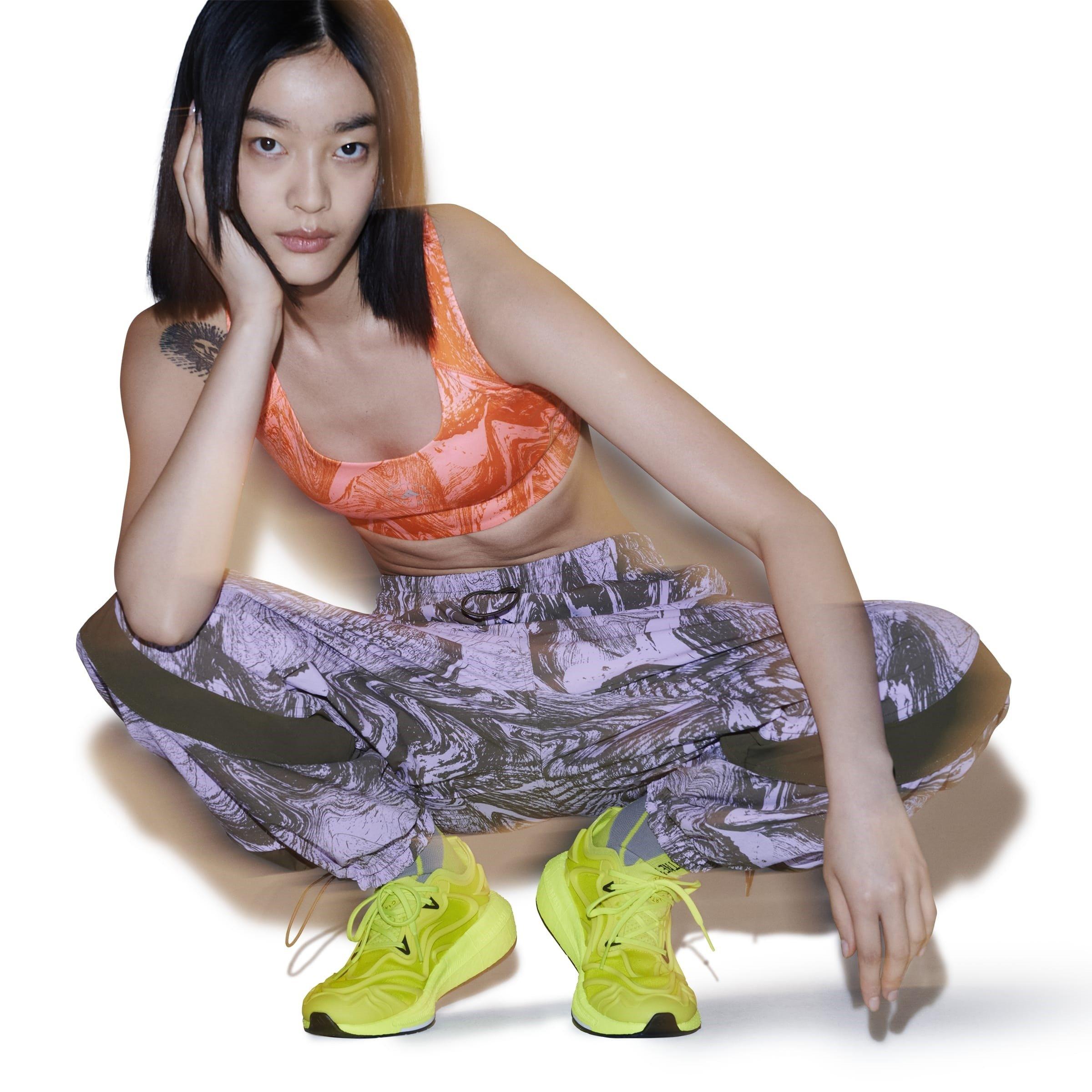 Purple - adidas by Stella McCartney - Women's Truecasuals Closed Hem Woven Joggers - 3