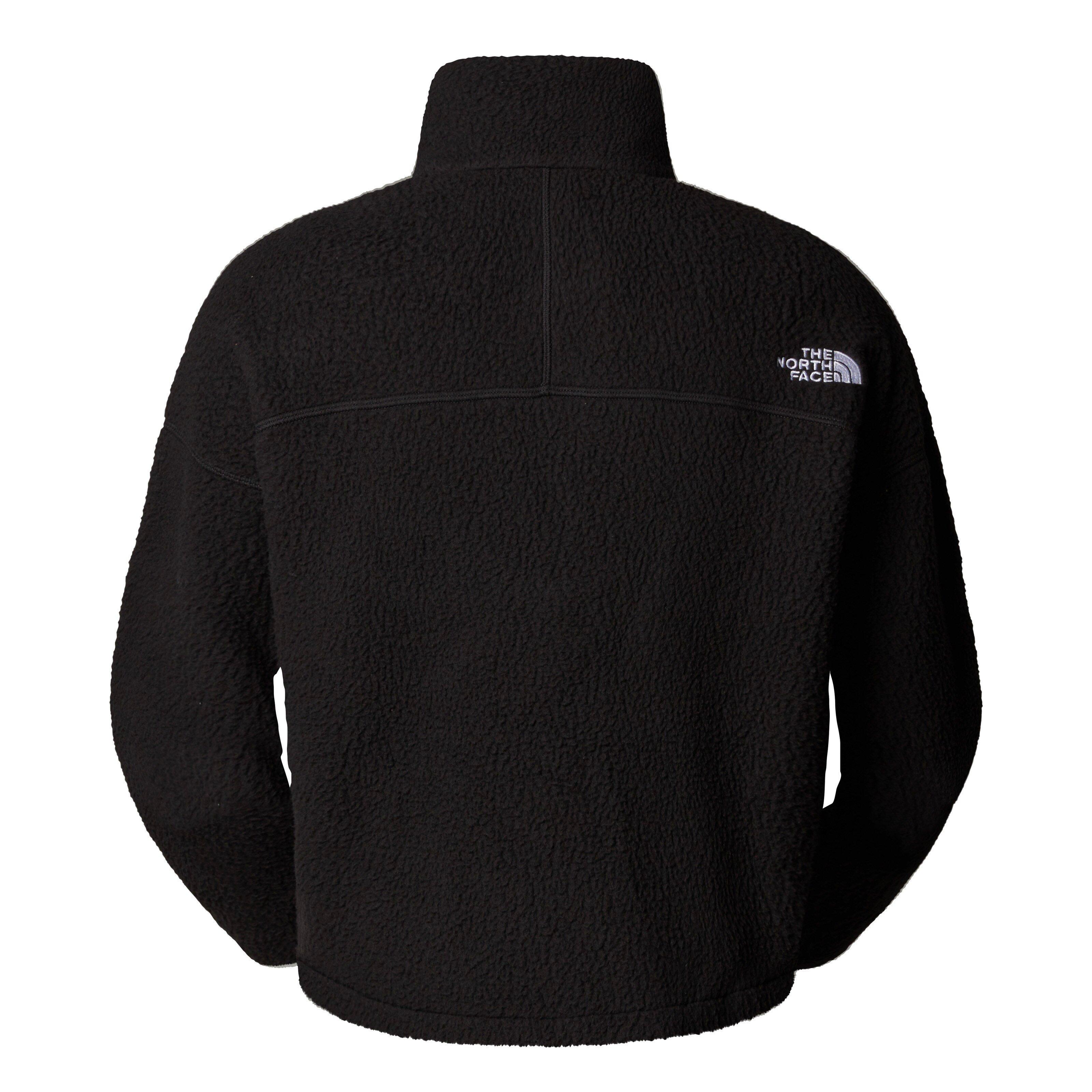 TNF Black - The North Face - 100 Glacier Cropped 1/4 Zip Fleece - 7