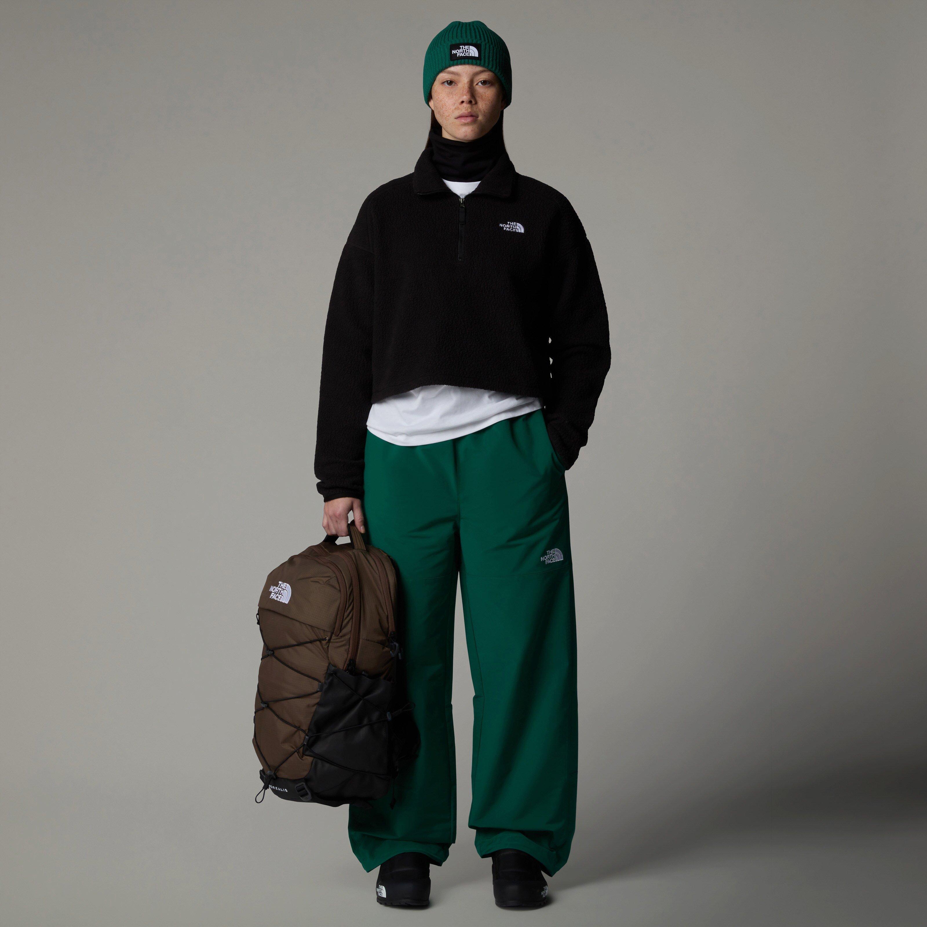 TNF Black - The North Face - 100 Glacier Cropped 1/4 Zip Fleece - 3