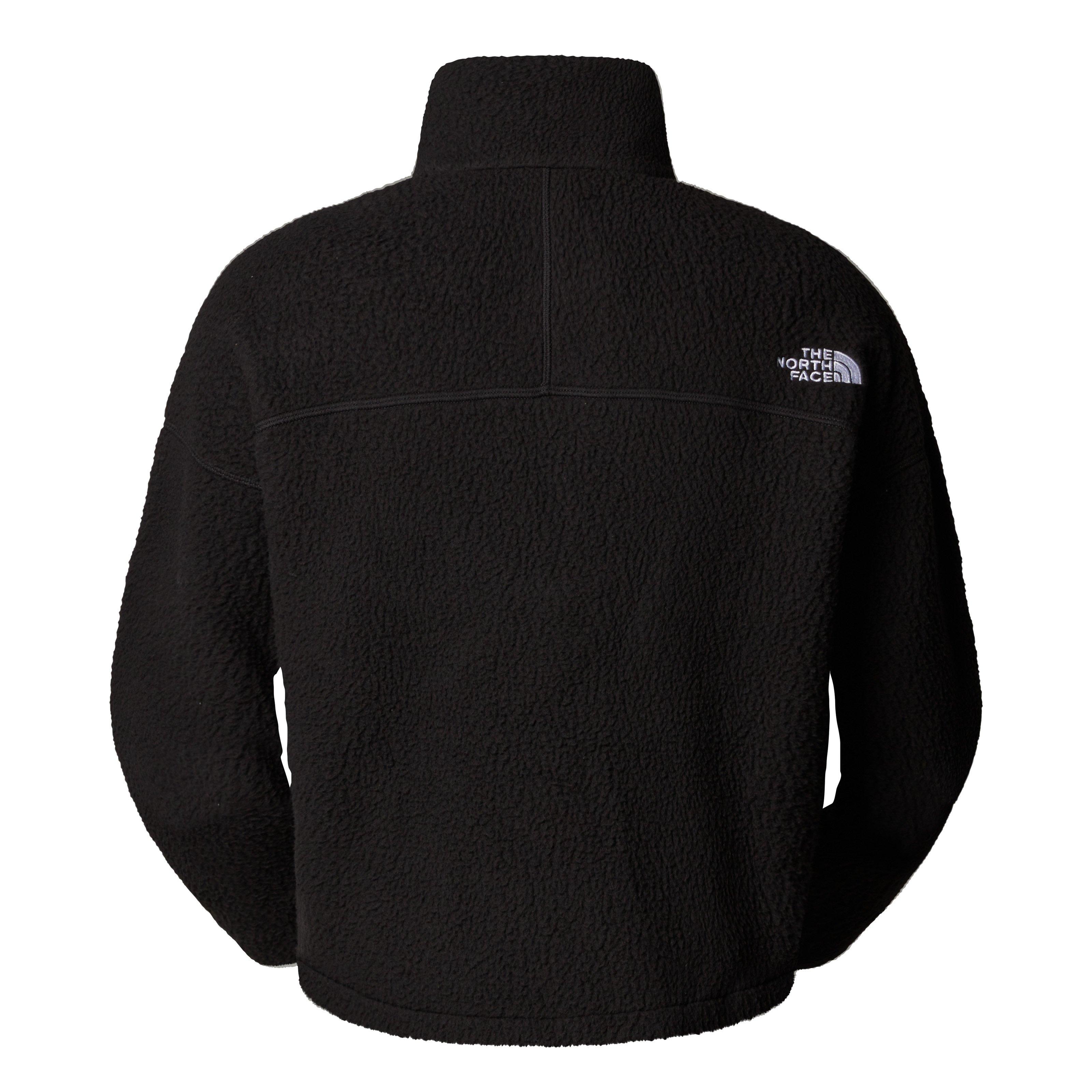 TNF Black - The North Face - 100 Glacier Cropped 1/4 Zip Fleece - 5