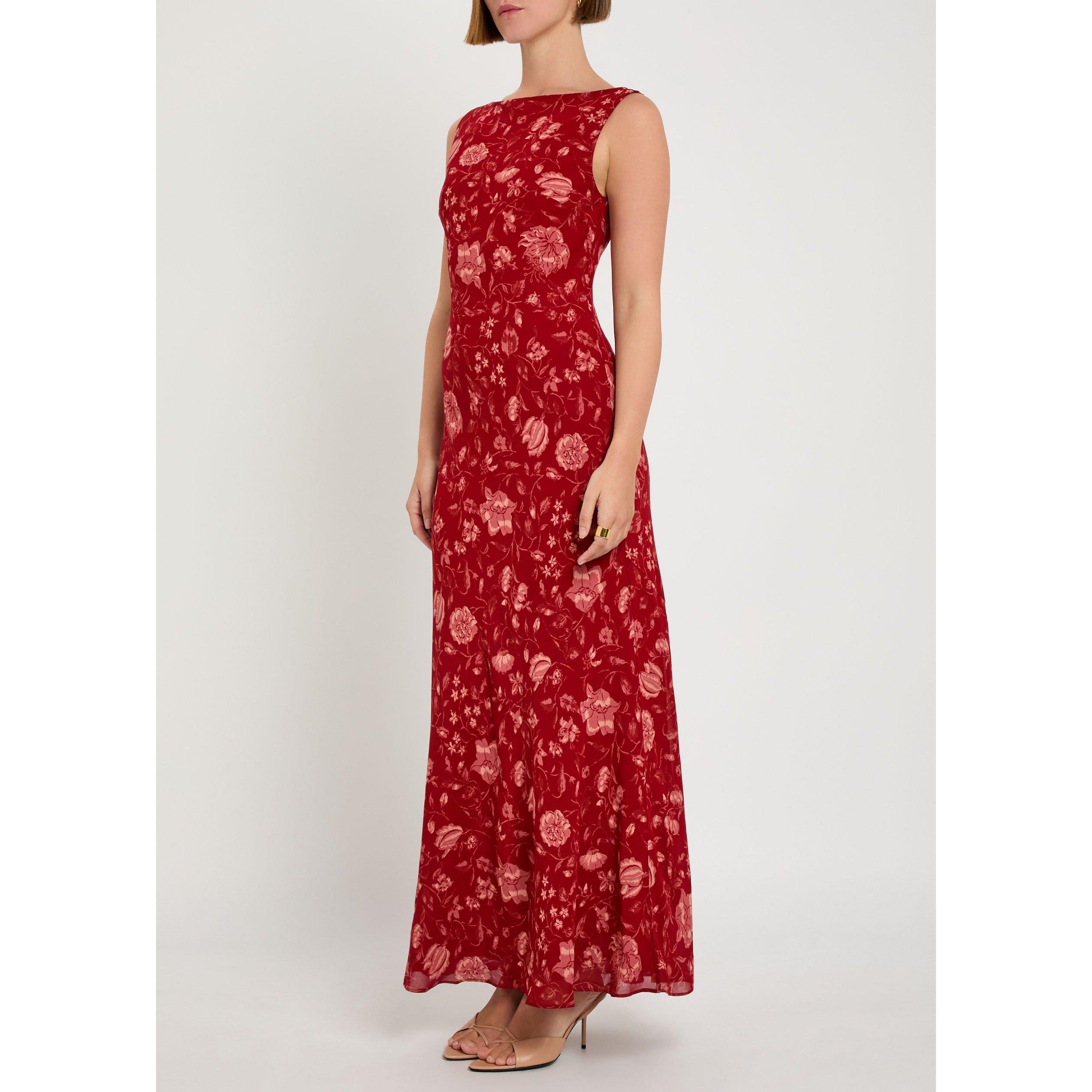 RED AND OTHER - Reformation - Women's Prescott Viscose Slim-Fit Maxi Dress - 2
