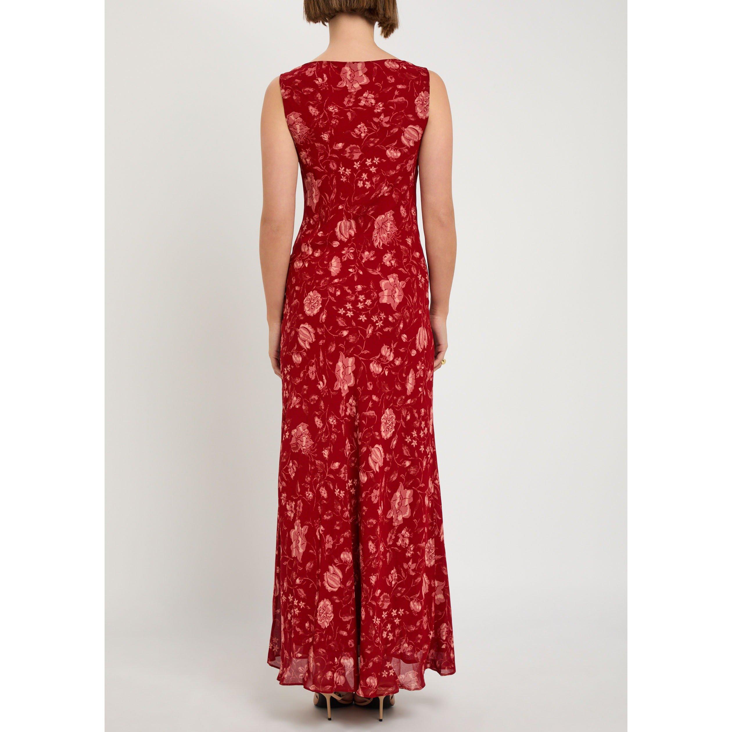RED AND OTHER - Reformation - Women's Prescott Viscose Slim-Fit Maxi Dress - 3
