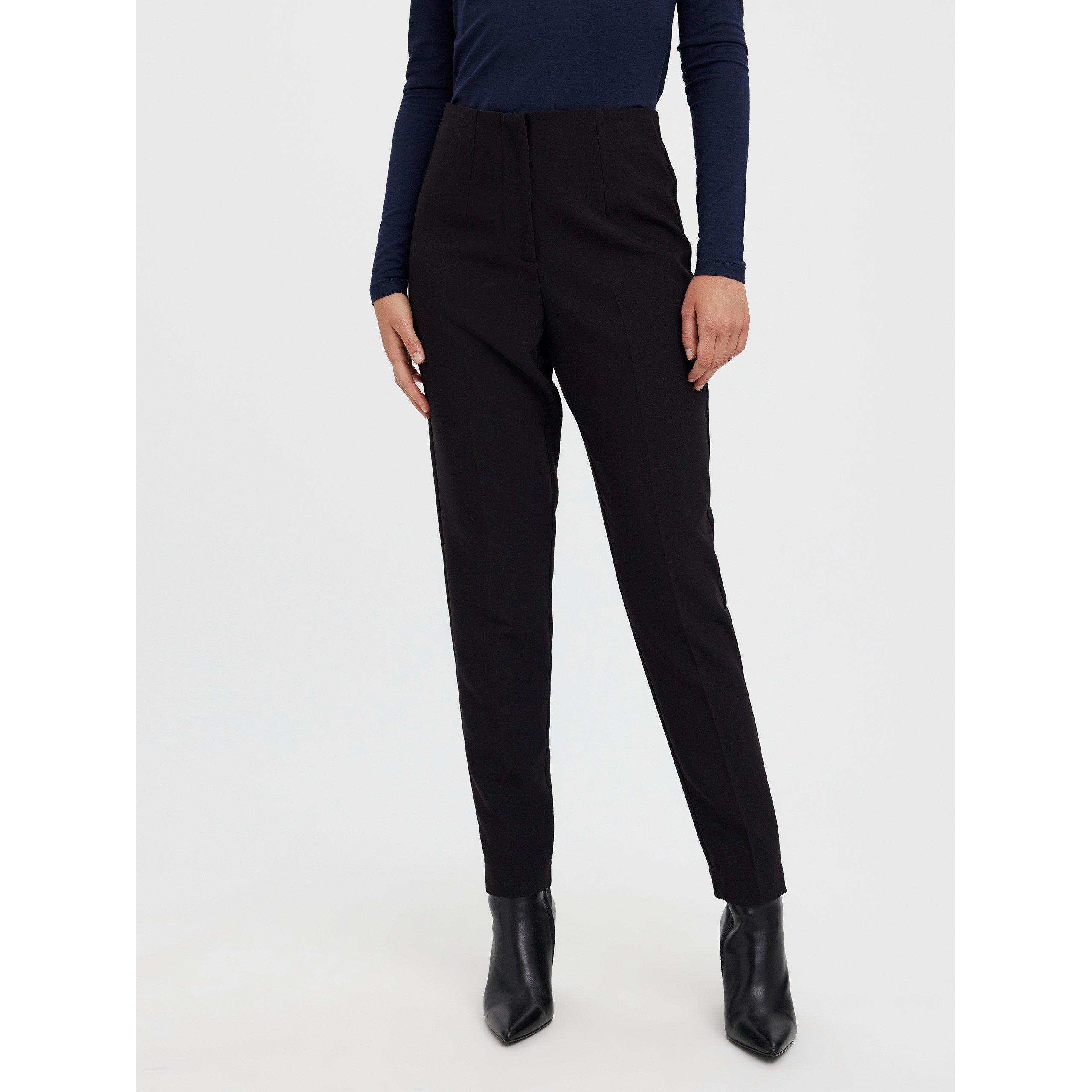 Noir - Vero Moda - Women's VMSandy High-Waisted Tapered Trousers - 2