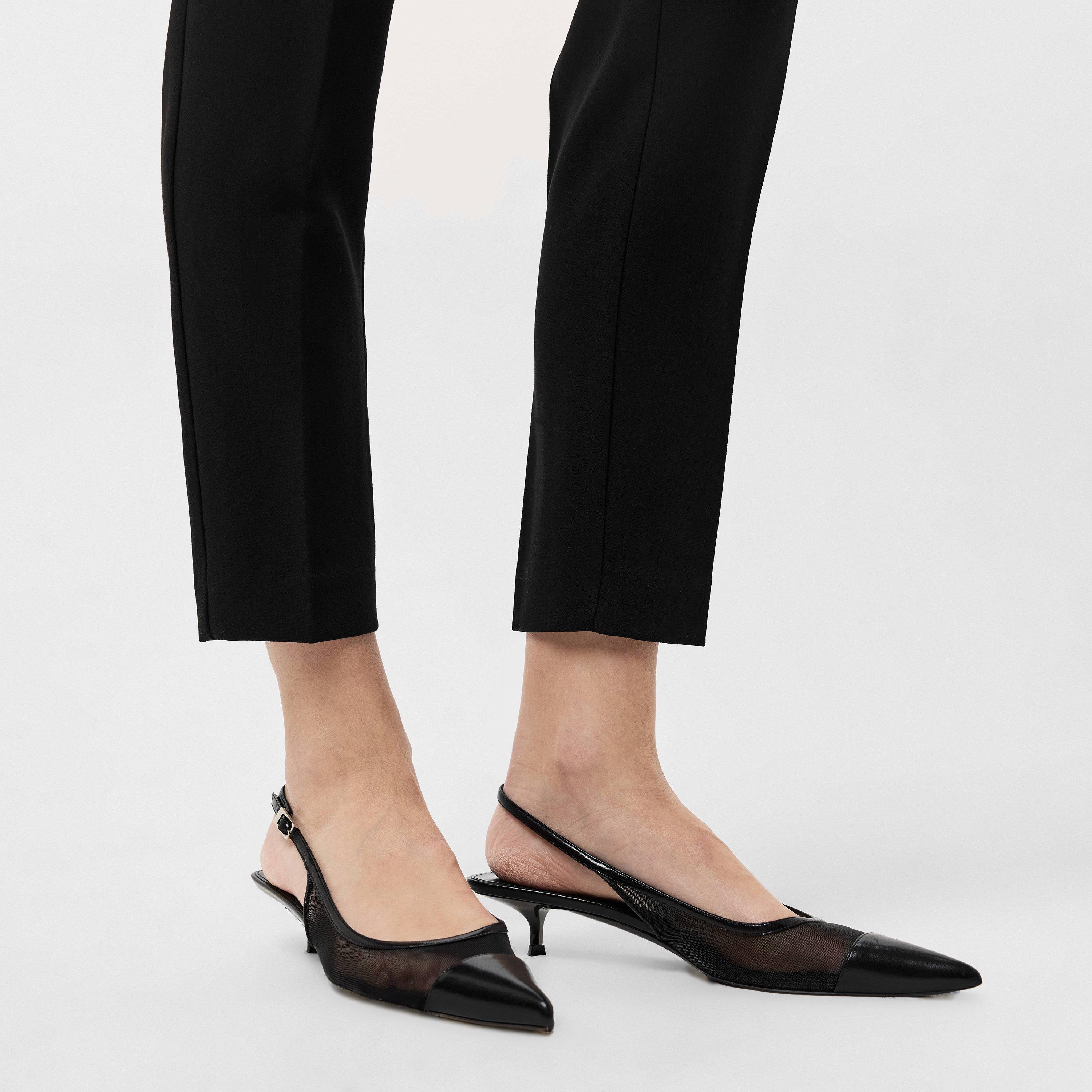 Noir - Vero Moda - Women's VMSandy High-Waisted Tapered Trousers - 5