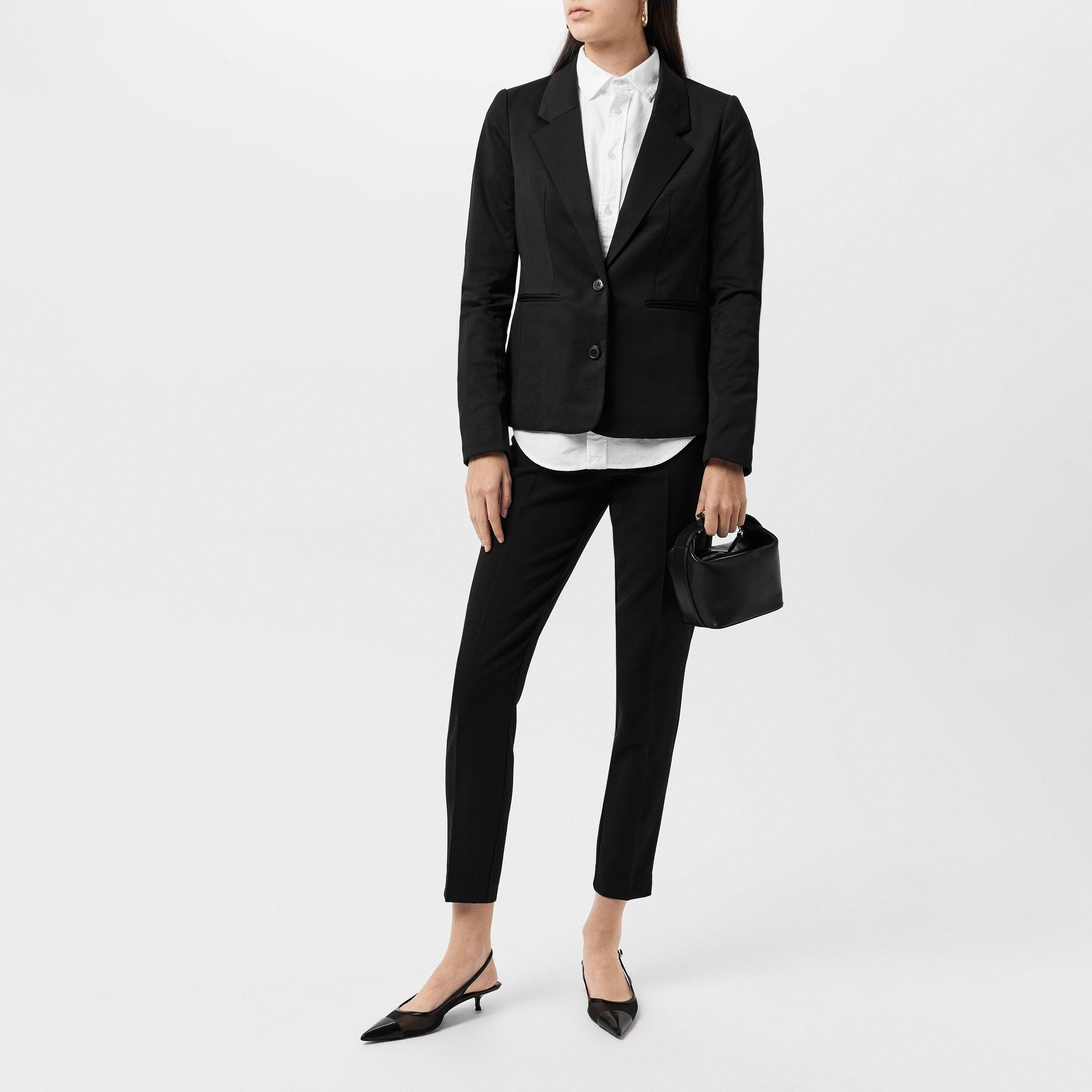 Noir - Vero Moda - Women's VMSandy High-Waisted Tapered Trousers - 7