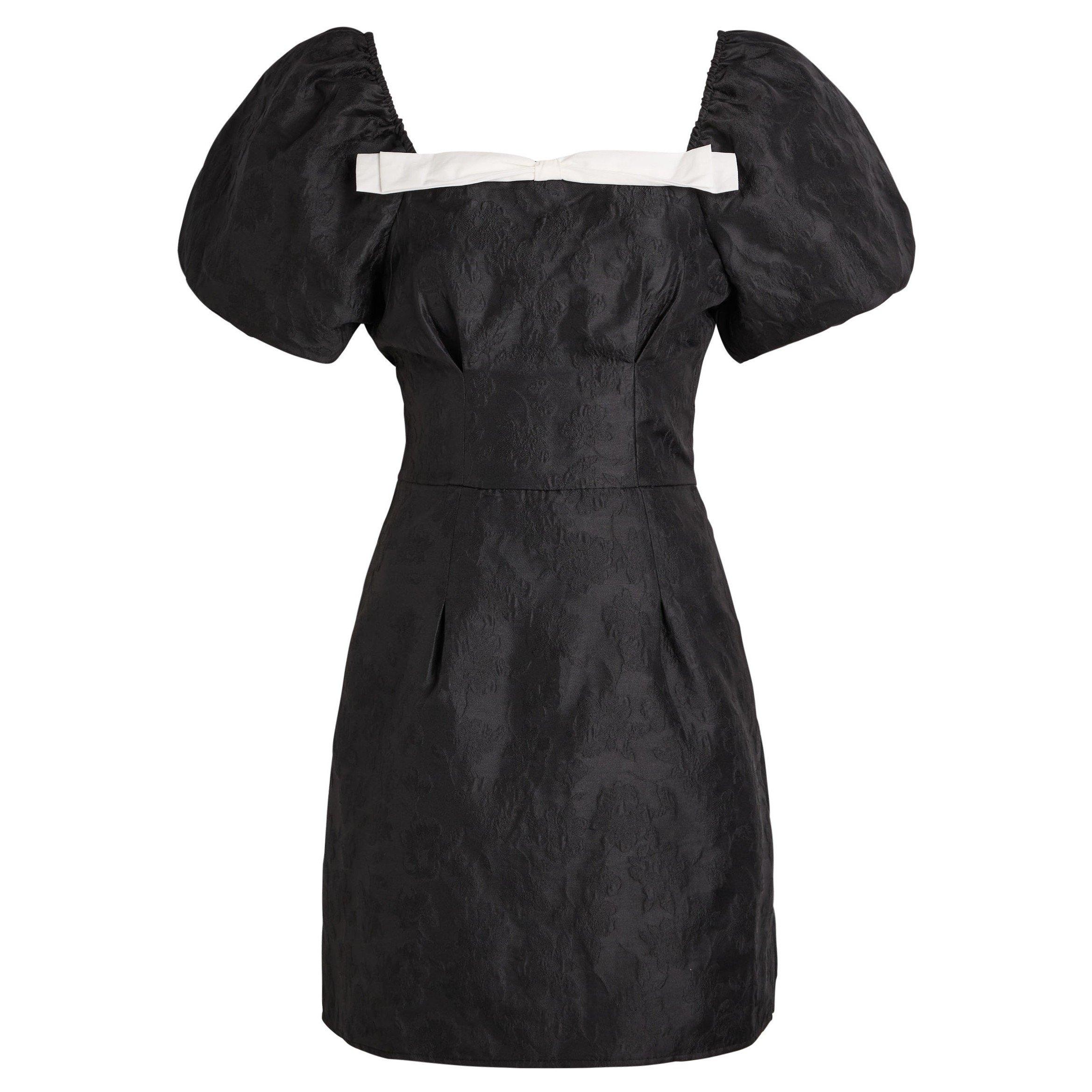 BLACK AND WHITE - Sister Jane - SD Cocktail Jacquard Mini Dres - 1