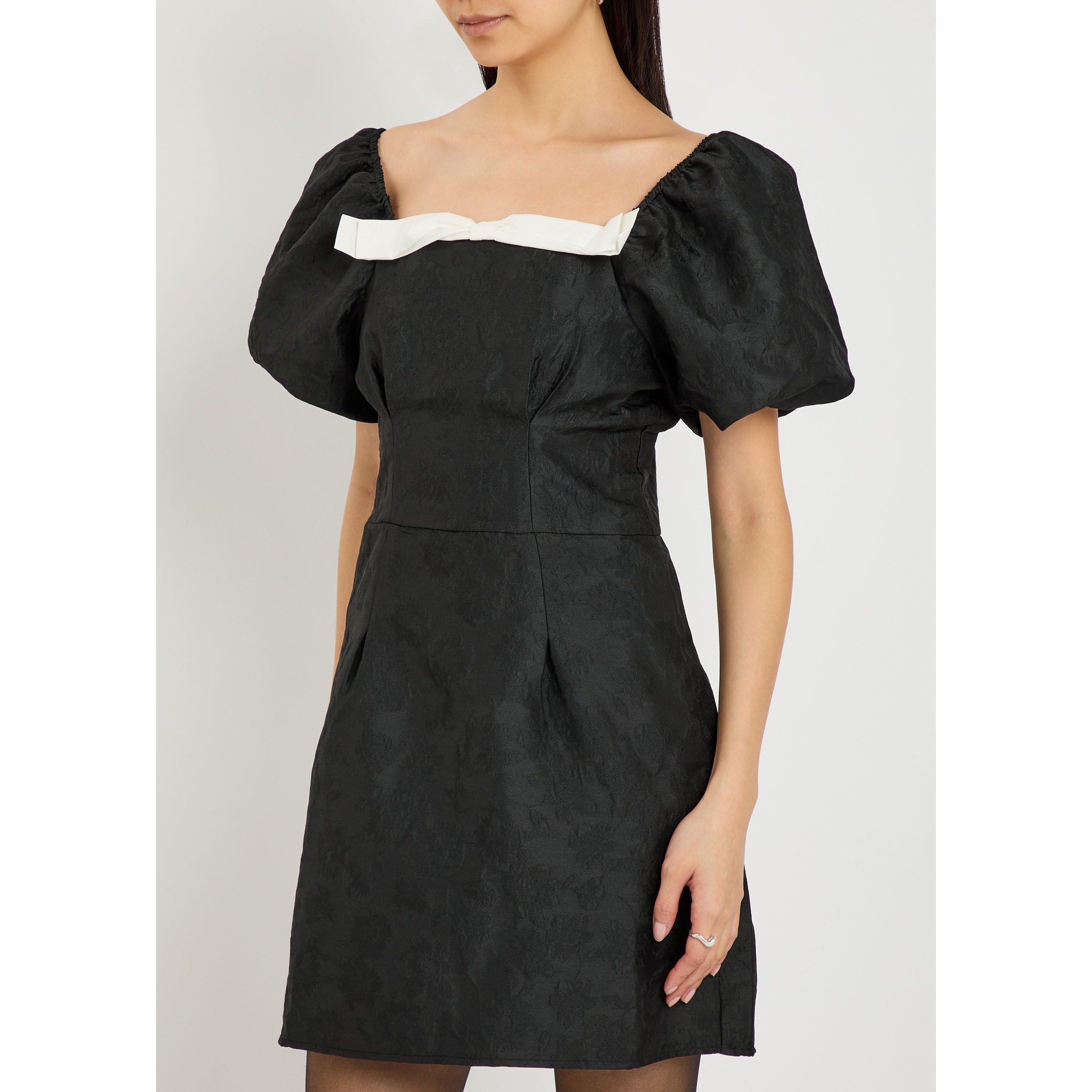 BLACK AND WHITE - Sister Jane - SD Cocktail Jacquard Mini Dres - 2