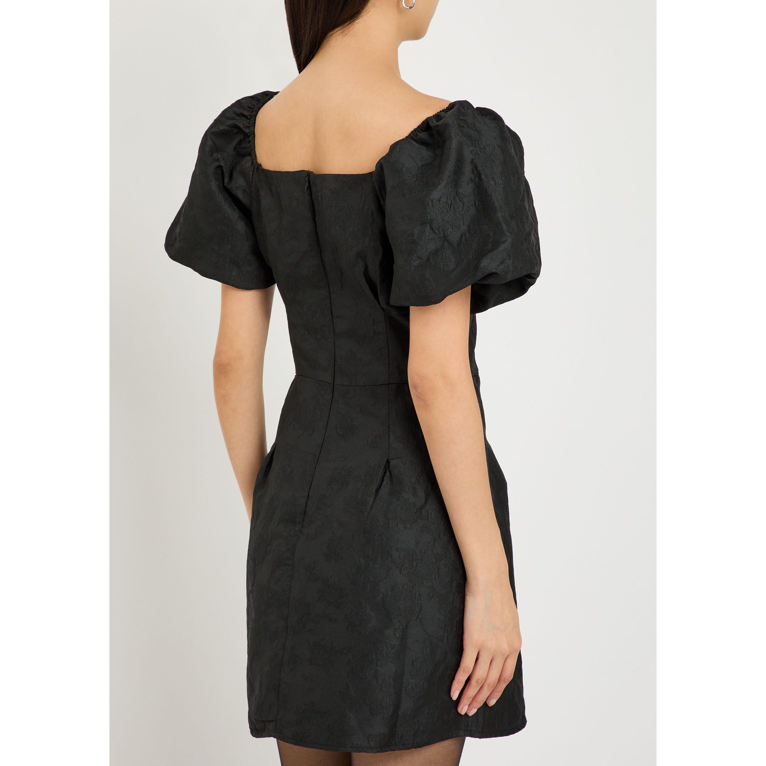 BLACK AND WHITE - Sister Jane - SD Cocktail Jacquard Mini Dres - 3