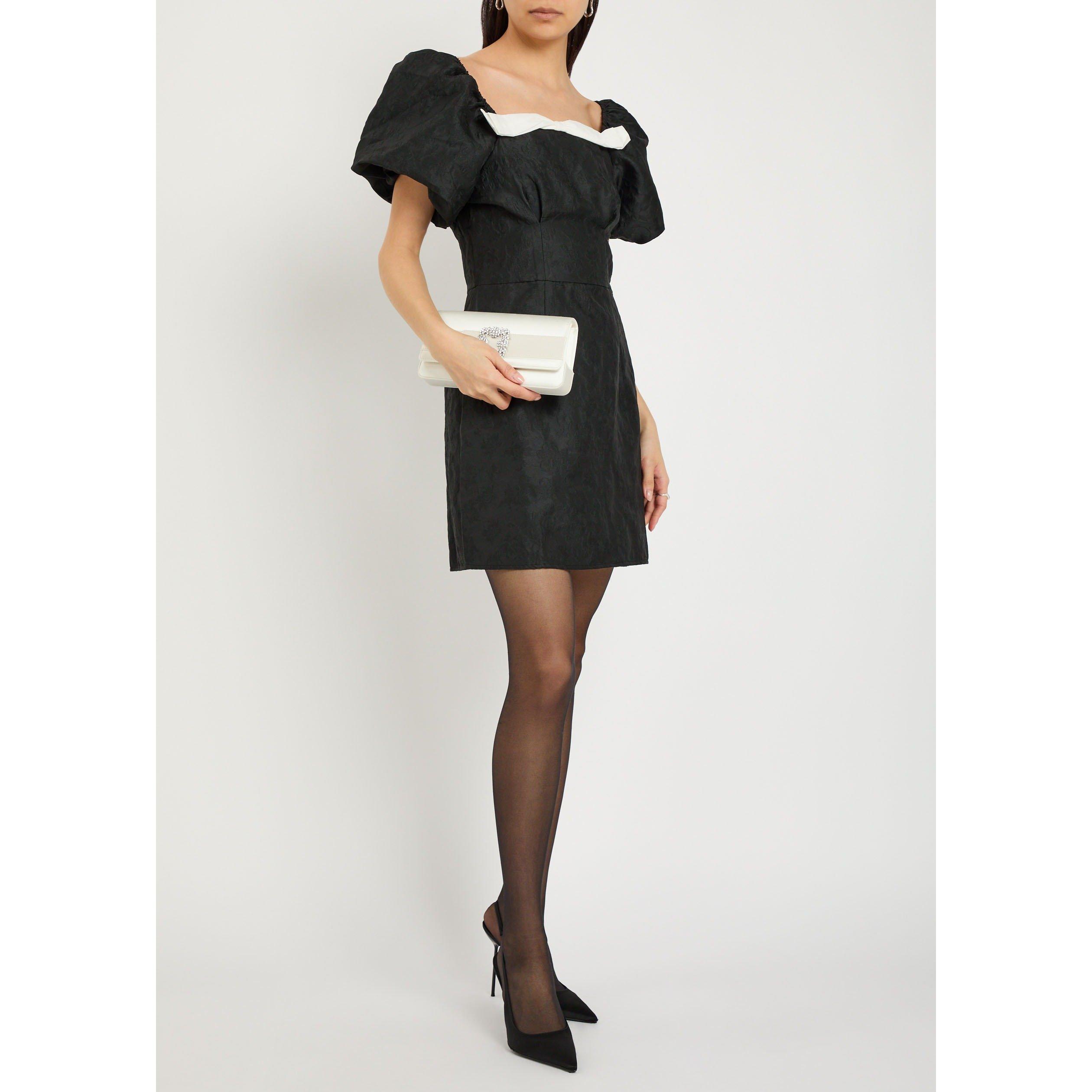 BLACK AND WHITE - Sister Jane - SD Cocktail Jacquard Mini Dres - 5