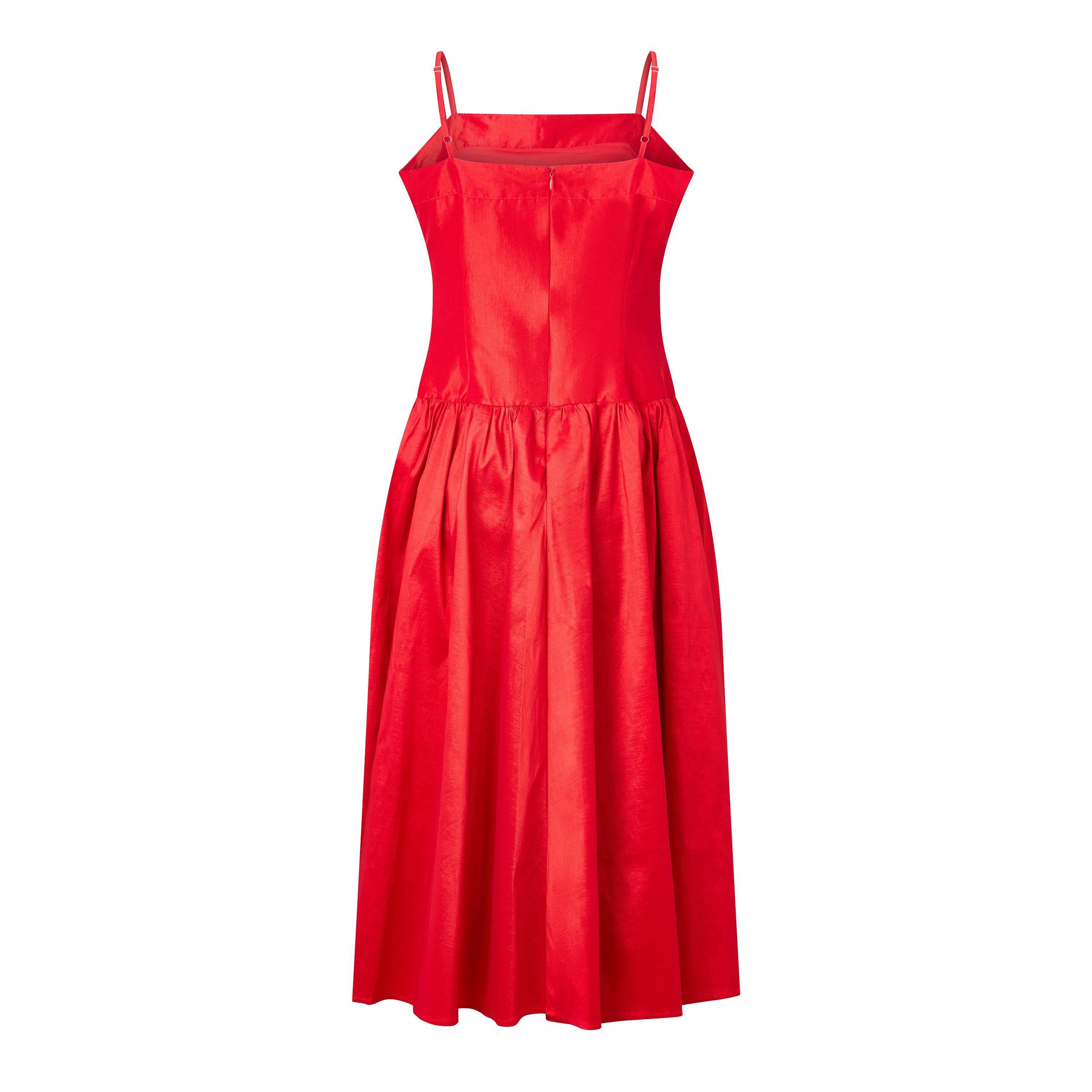 RED - Sister Jane - LD Quartet Taffeta Midi D - 2