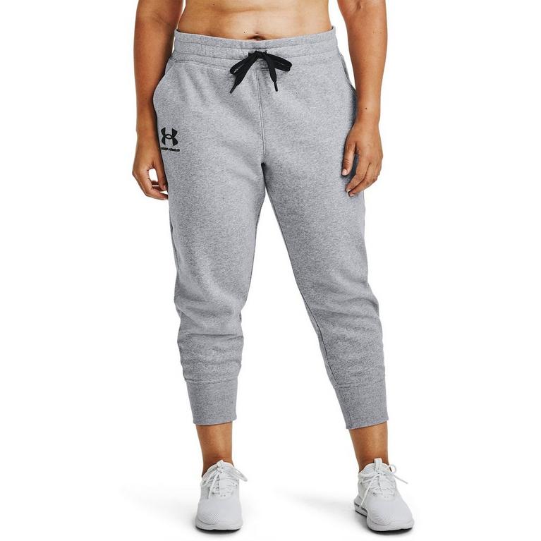 Gris - Under Running Armour - Under Running Armour logo waistband trackies in black - 2