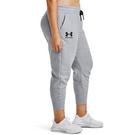 Gris - Under Running Armour - Under Running Armour logo waistband trackies in black - 4