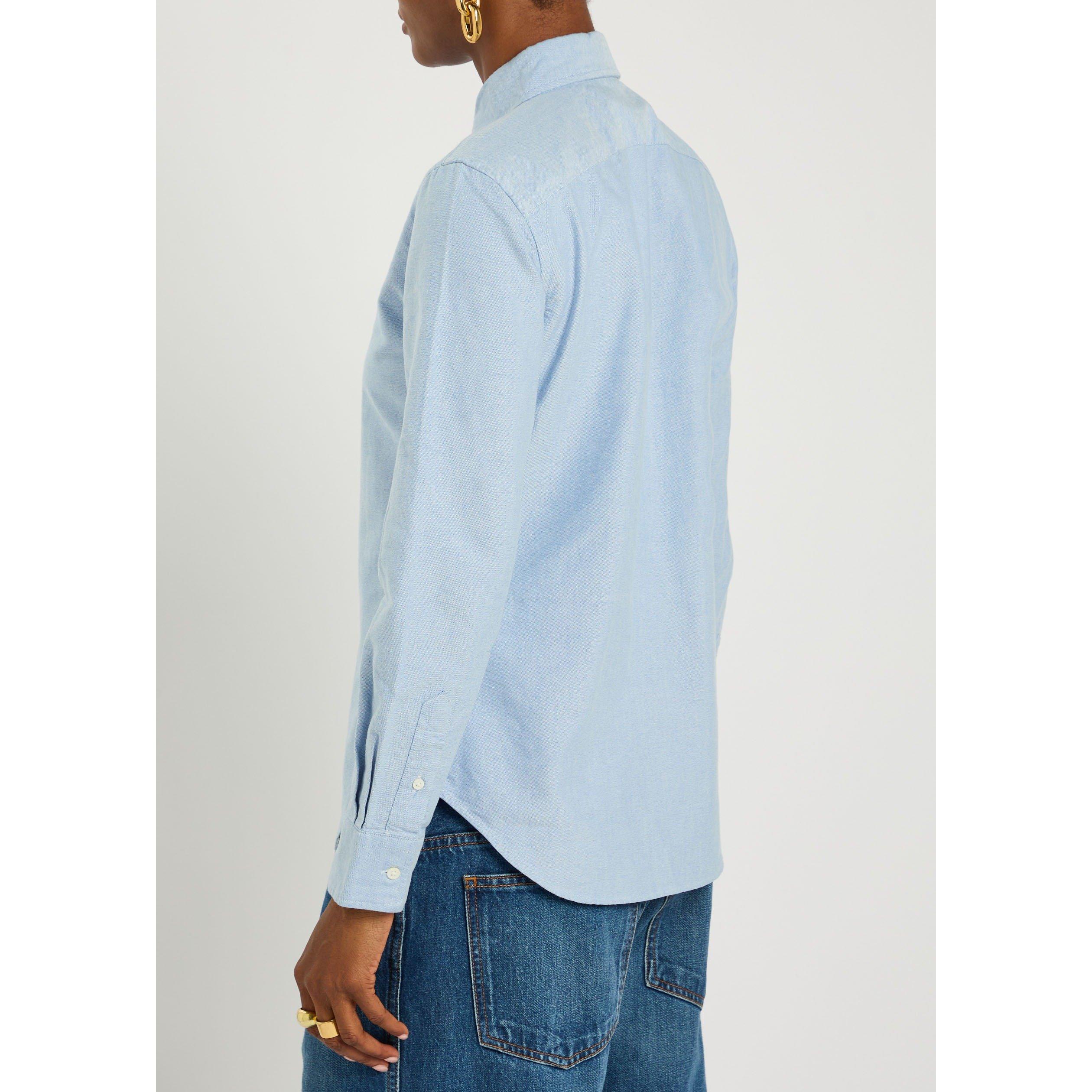 LIGHT BLUE - Polo Ralph Lauren - SB LS SLIM FIT OXFORD - 3
