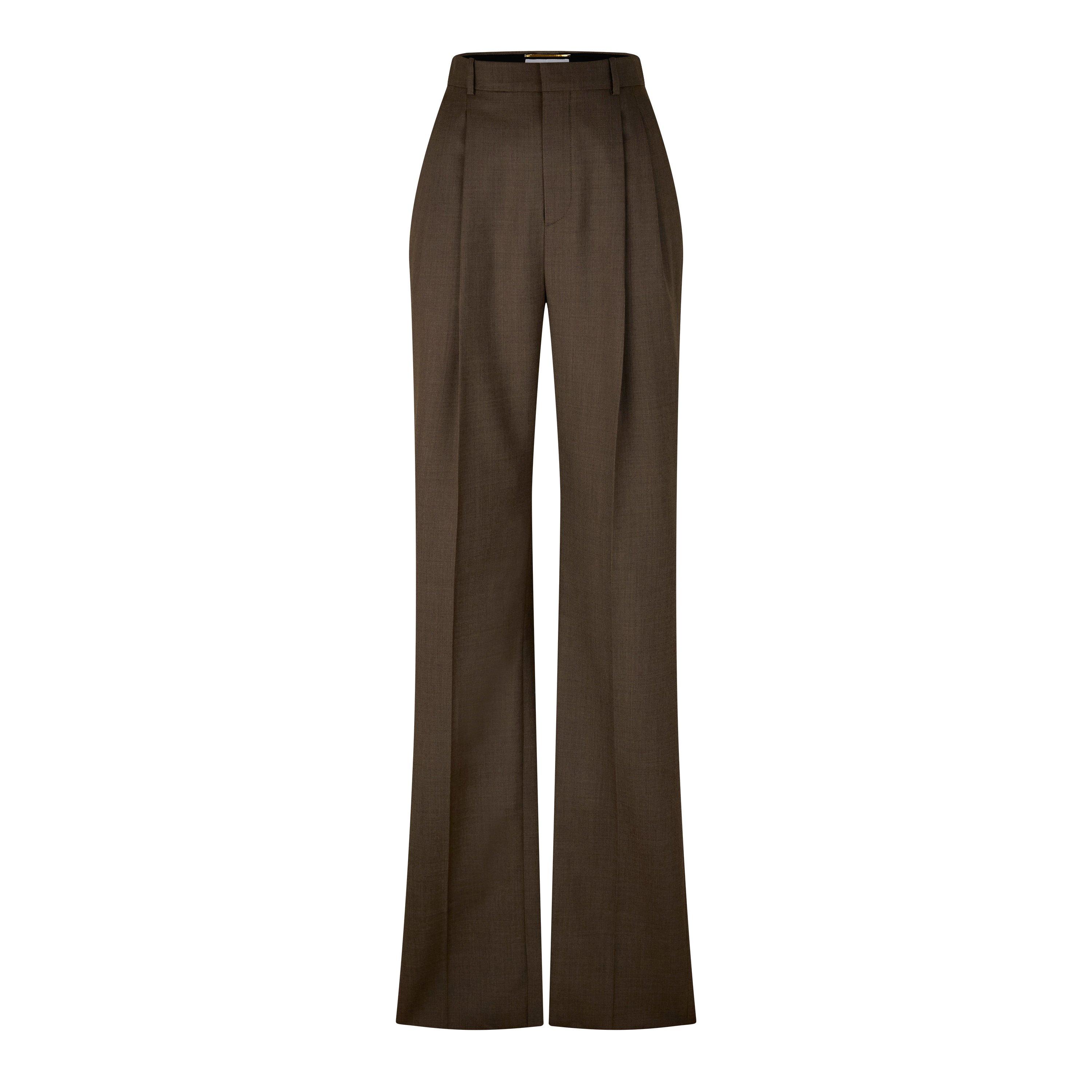 Vert De - Saint Laurent - High Waisted Tailored Trousers - 5