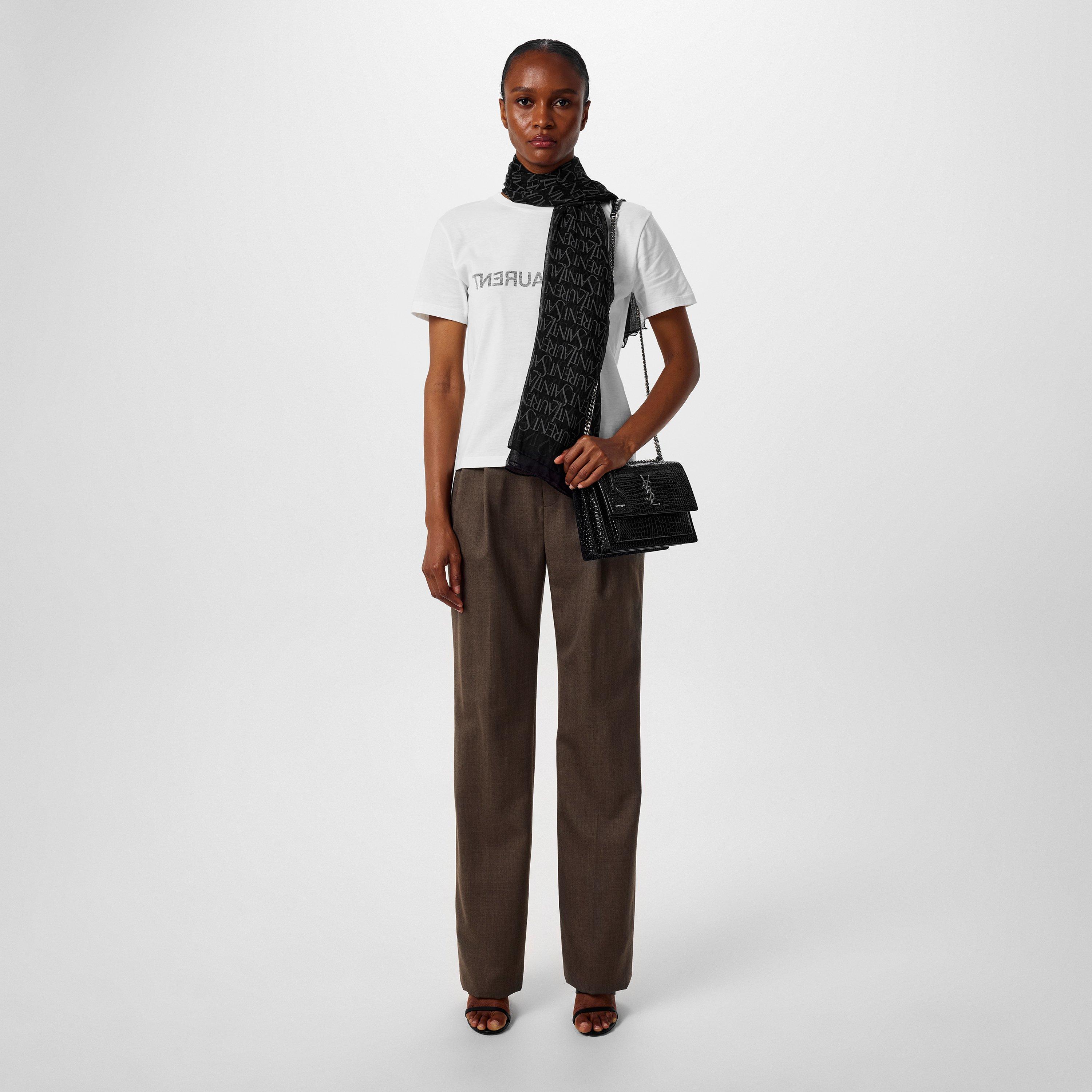 Vert De - Saint Laurent - High Waisted Tailored Trousers - 4