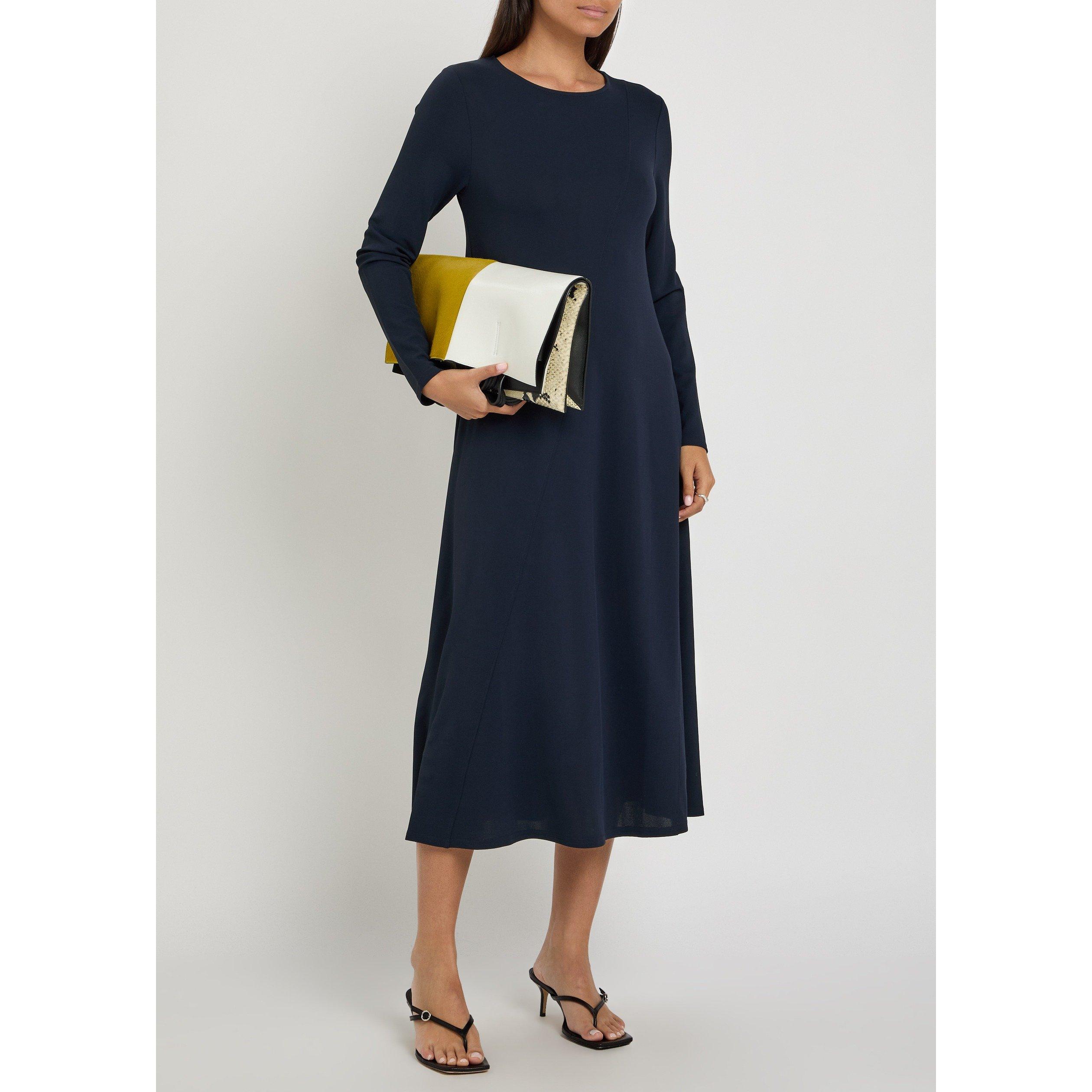 NAVY - Weekend Max Mara - SD WKDACRO JERSEY MIDI DRESS - 5