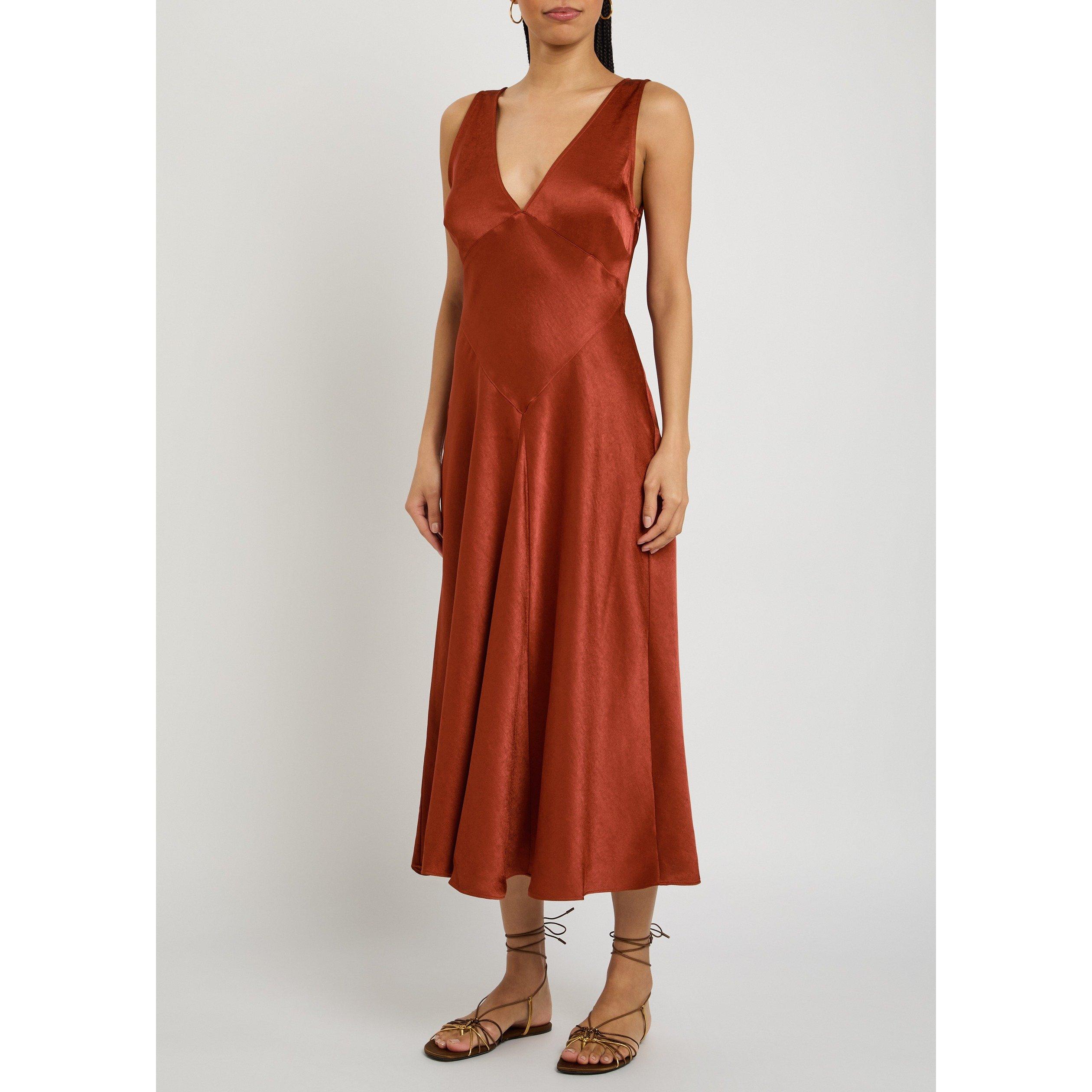 RED - Polo Ralph Lauren - SD SL SATIN COCKTAIL DRS - 2