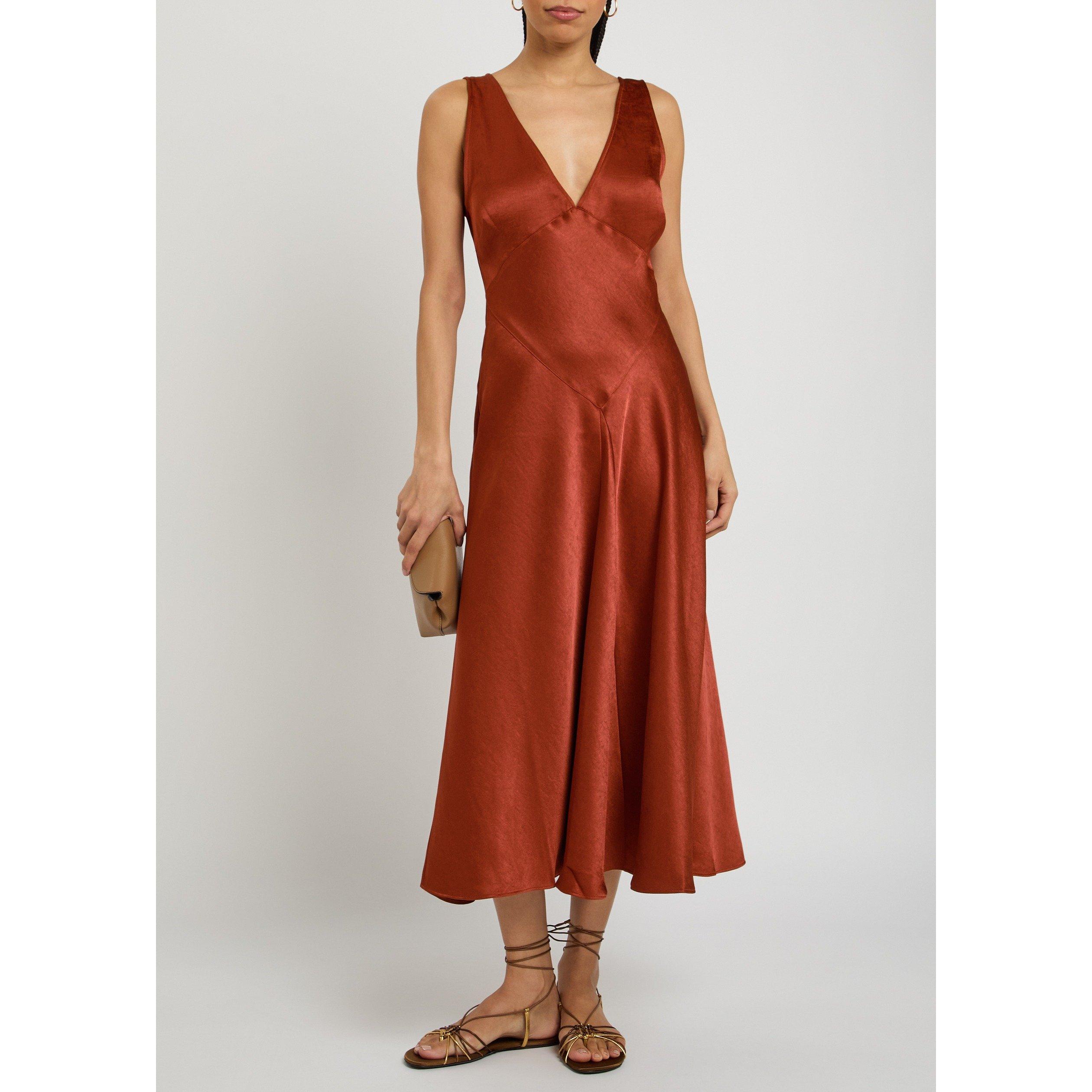 RED - Polo Ralph Lauren - SD SL SATIN COCKTAIL DRS - 5