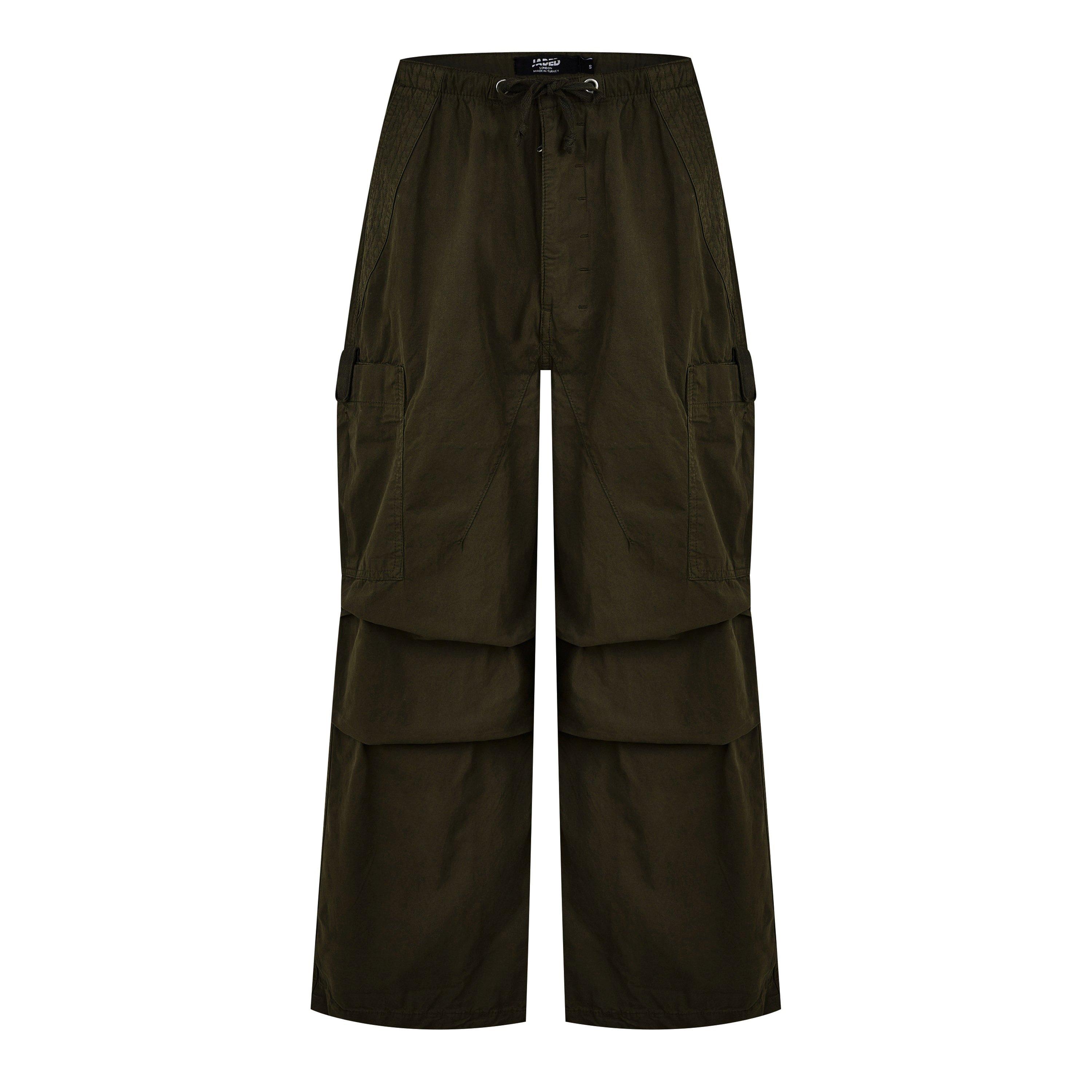 Khaki - Jaded London - Parachute Cargo Pants - 6