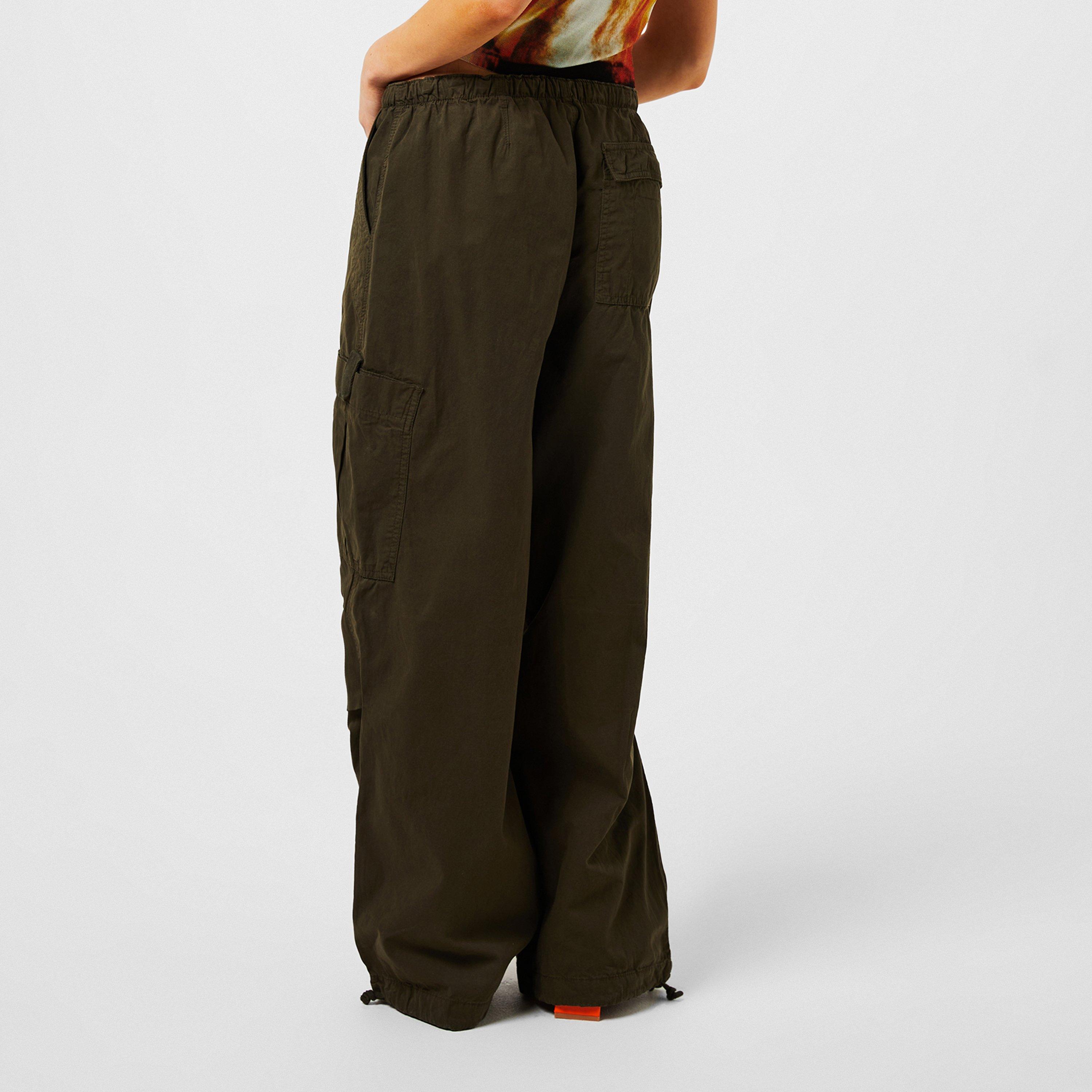 Khaki - Jaded London - Parachute Cargo Pants - 4