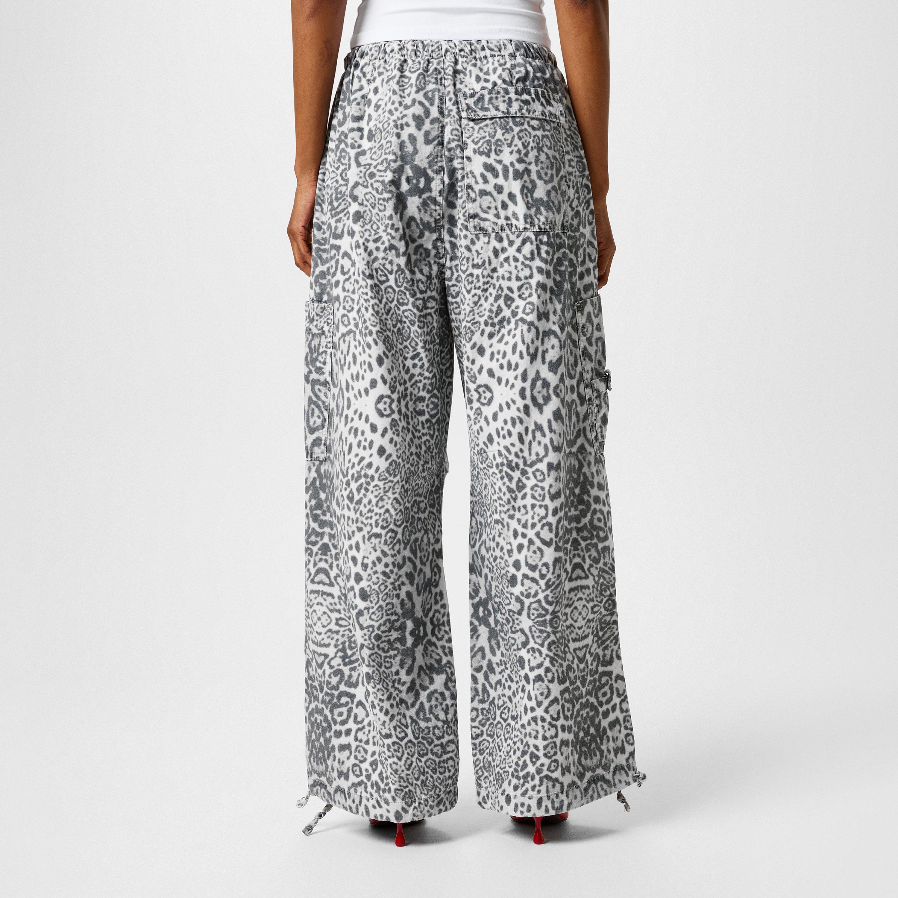 Snow Leopard - Jaded London - Parachute Cargo Pants - 3