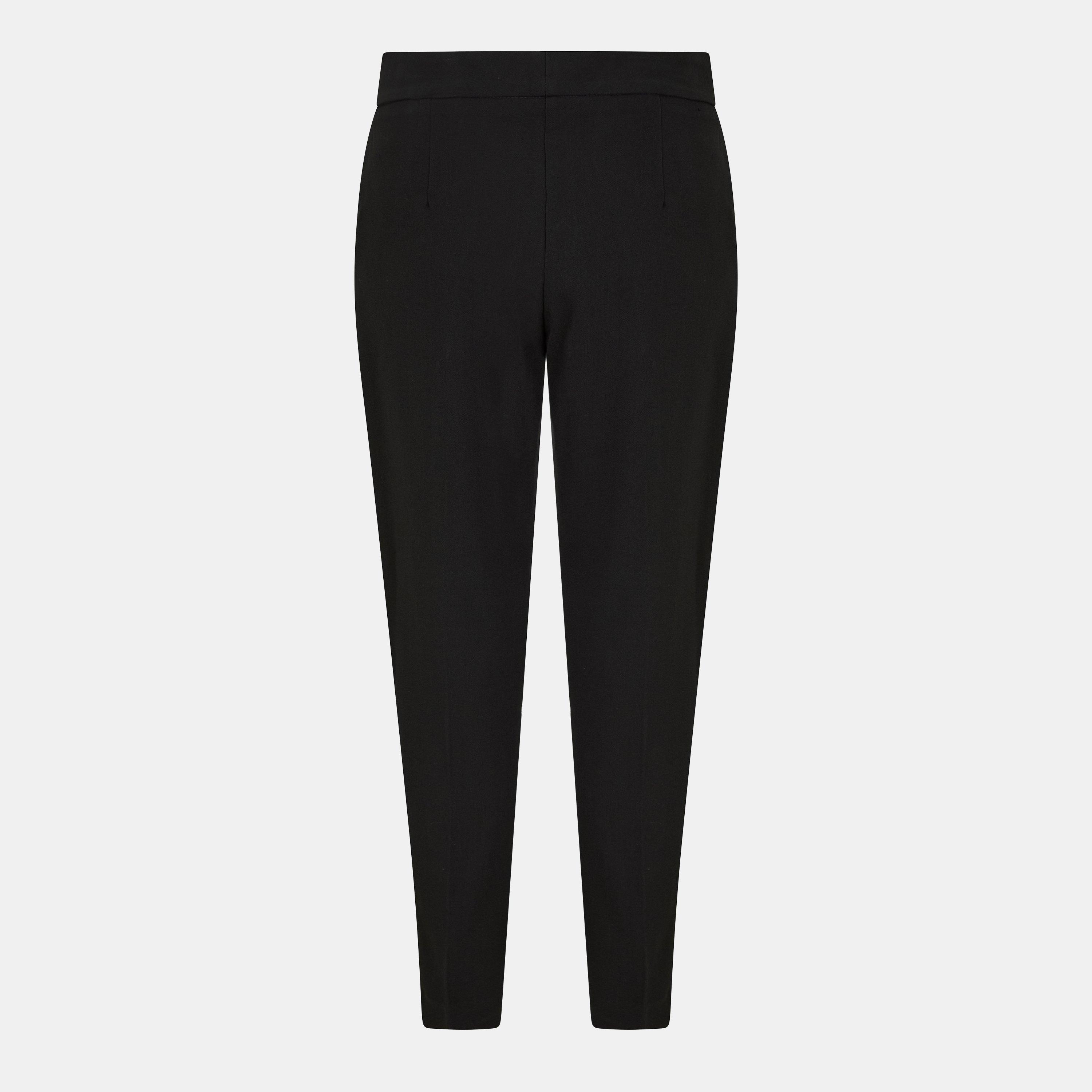 Black - French Connection - Women's Whisper Tailored Tapered Trousers - 2