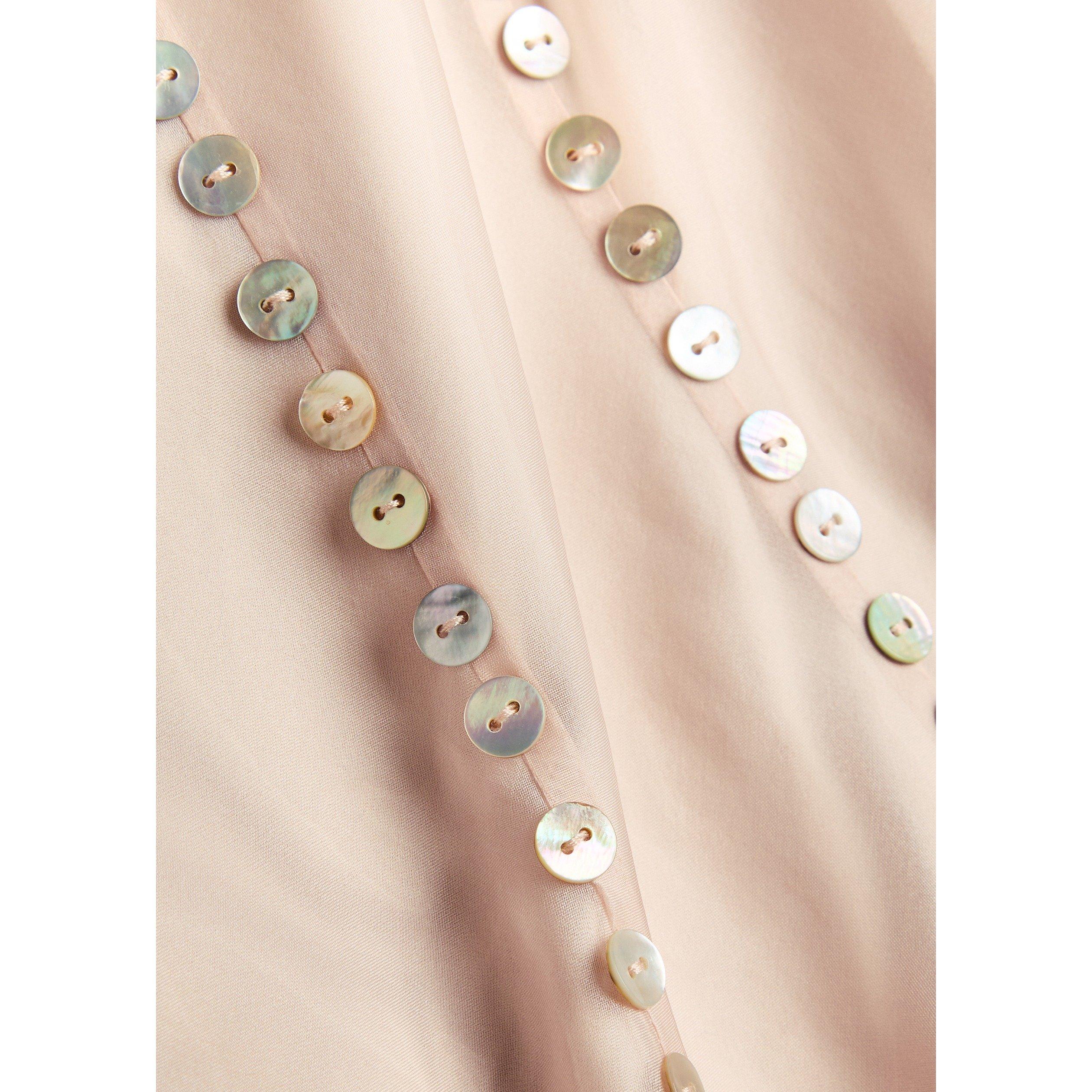 LIGHT PINK - Staud - Women's Greta Silk Maxi Dress - 4