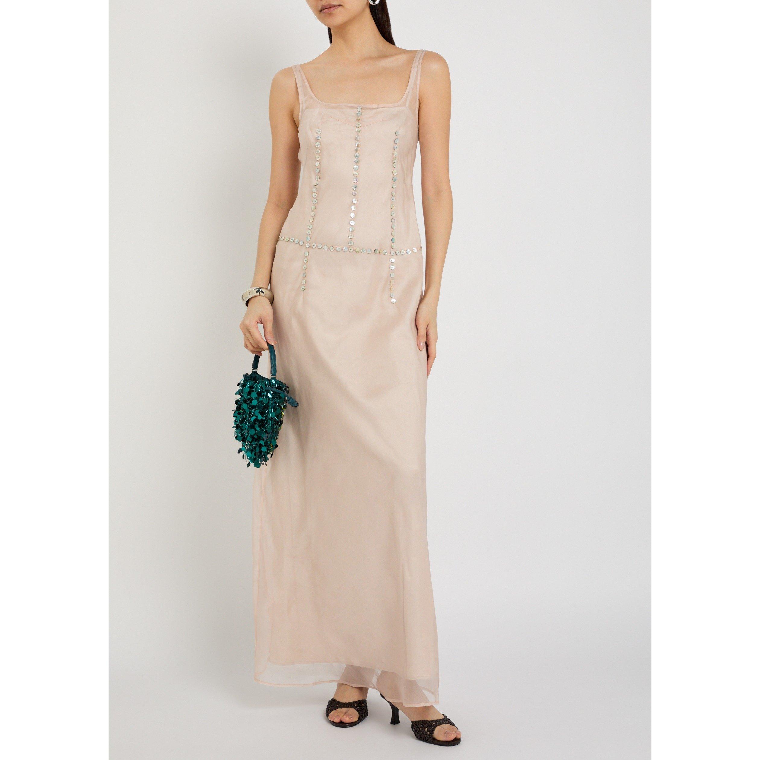 LIGHT PINK - Staud - Women's Greta Silk Maxi Dress - 5