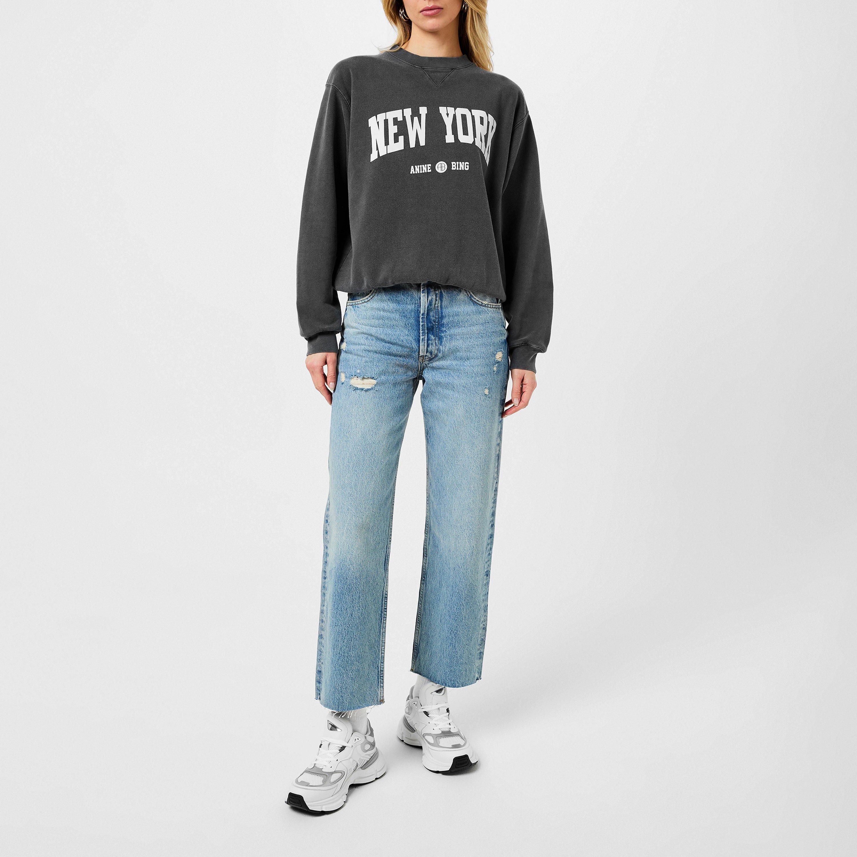 Washed Black - Anine Bing - Ramona New York Sweater - 5