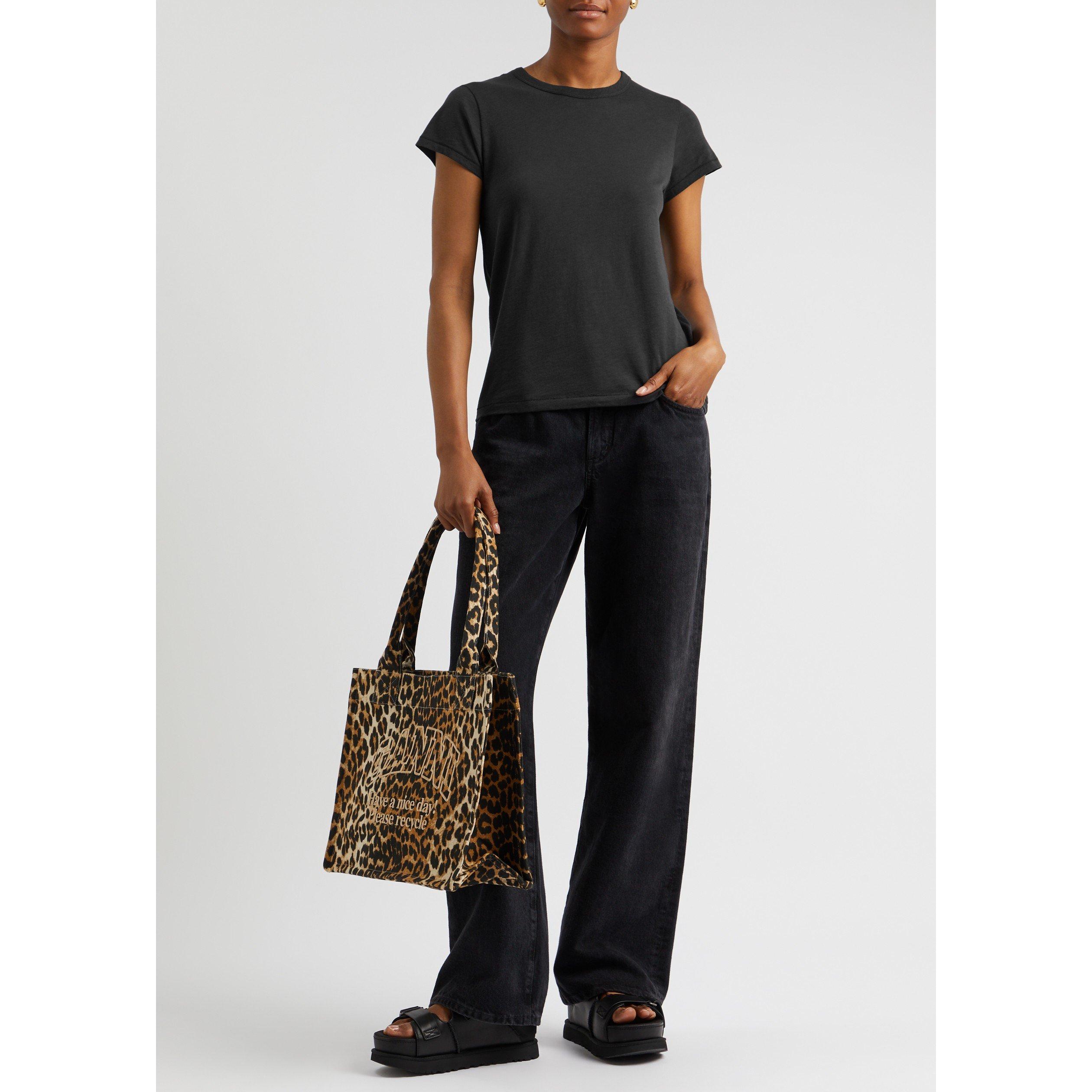 BLACK - Rag and Bone - Women's Short-Sleeve Cotton Crew-Neck T-Shirt - 5