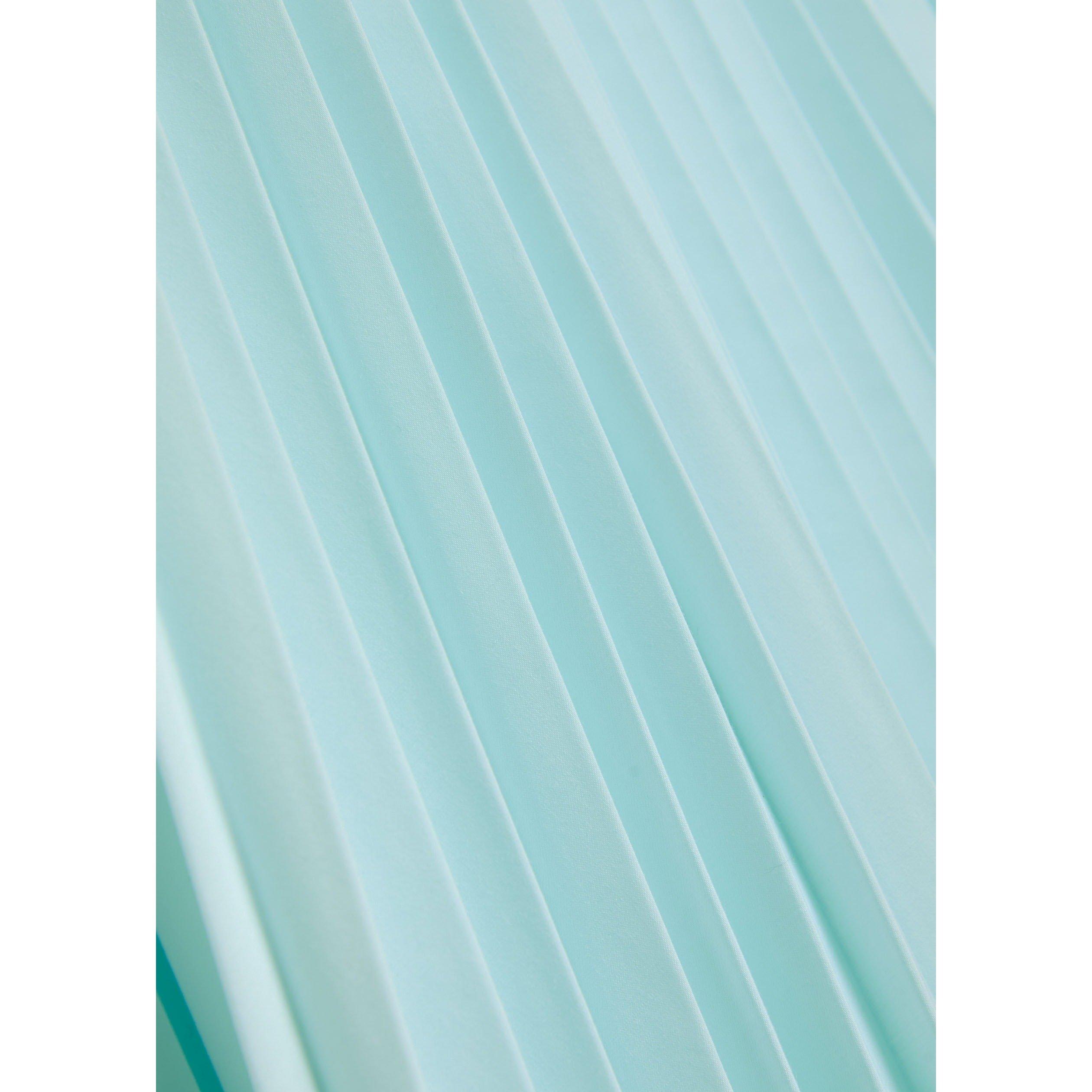 LIGHT BLUE - Jonathan Simkhai - Women's Arie Pleated Strapless A-Line Midi Dress - 4