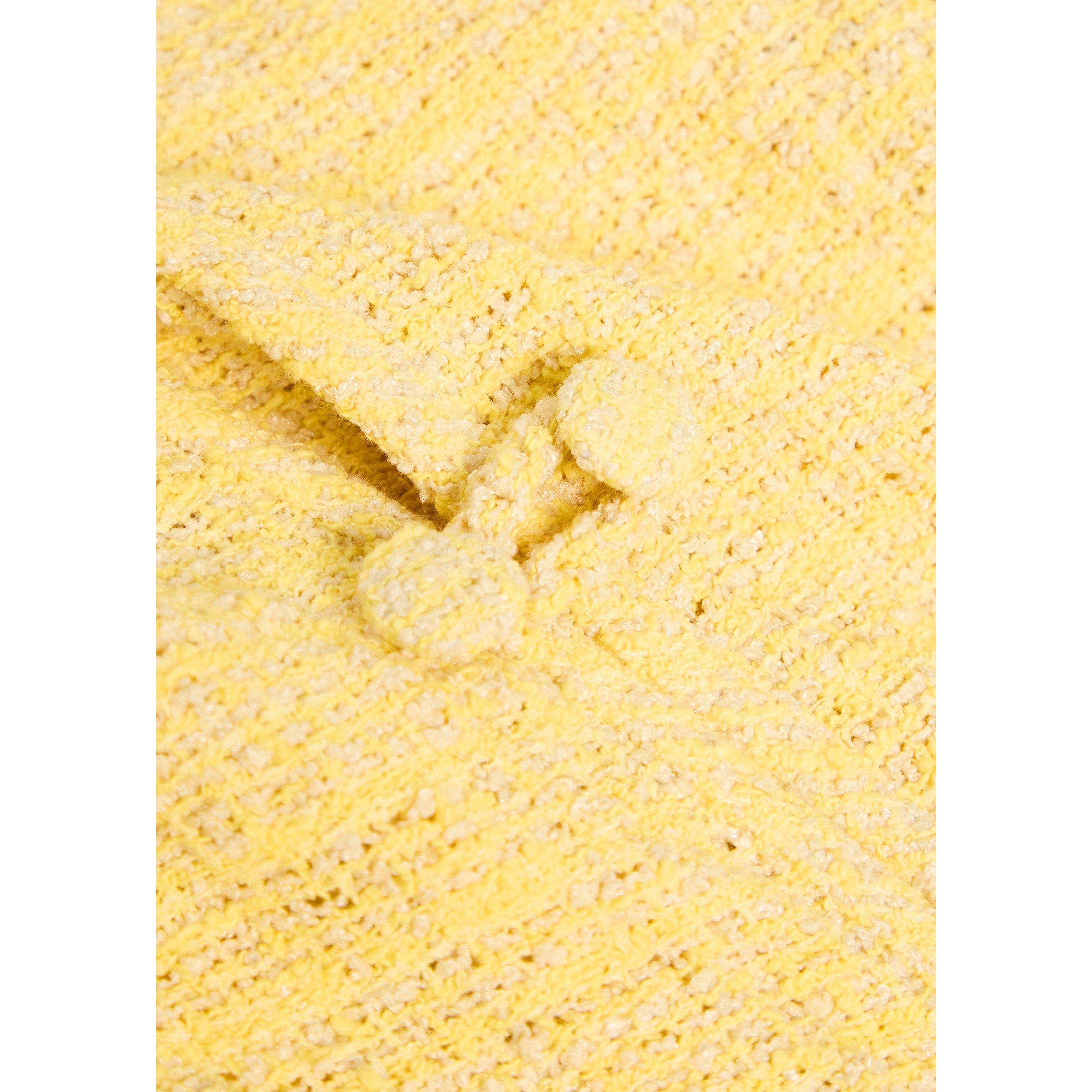 YELLOW - Liberowe - SD LS AGNES TWEED DRESS - 4