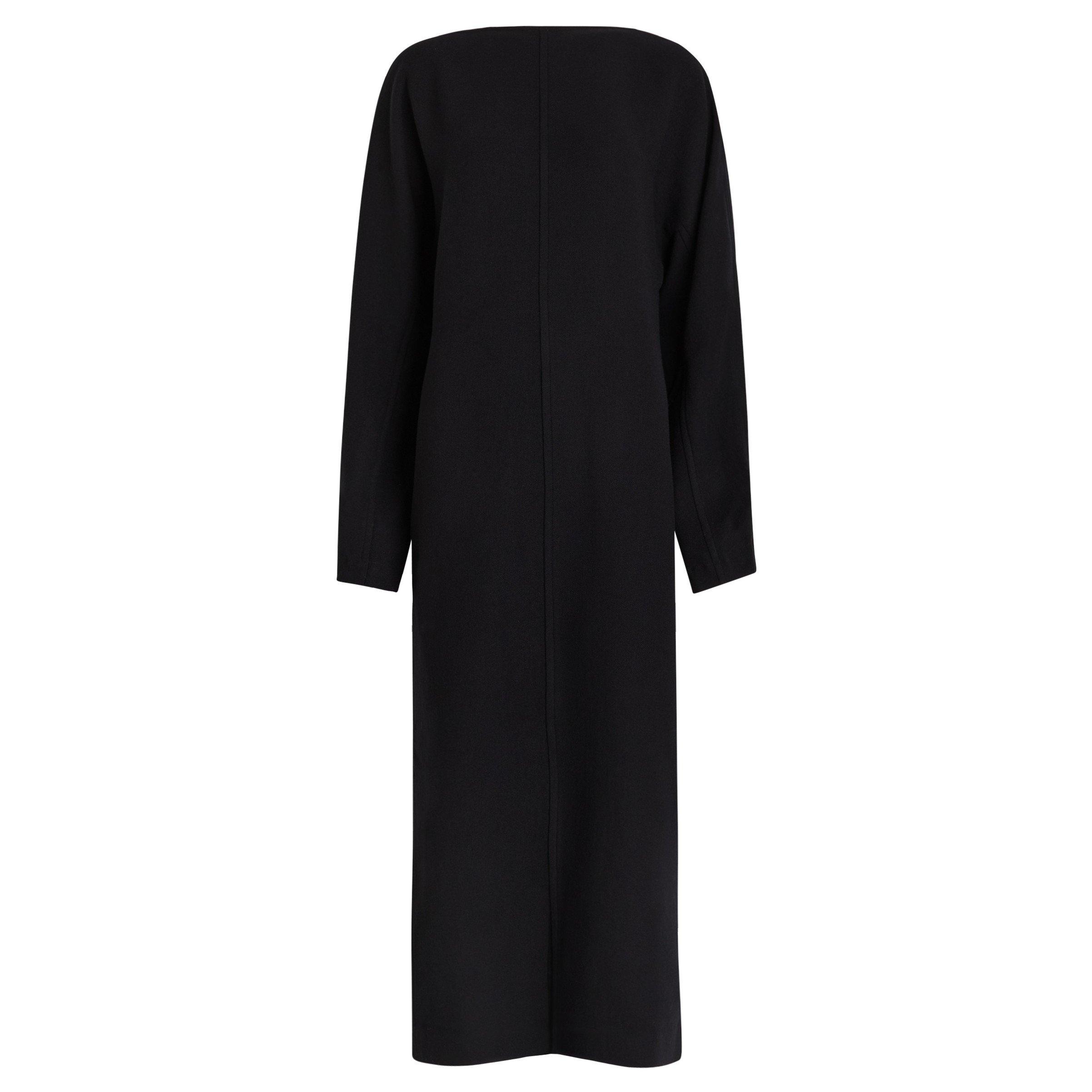 BLACK - Studio Nicholson - Women's Cali Maxi Wool Relaxed-Fit Dress