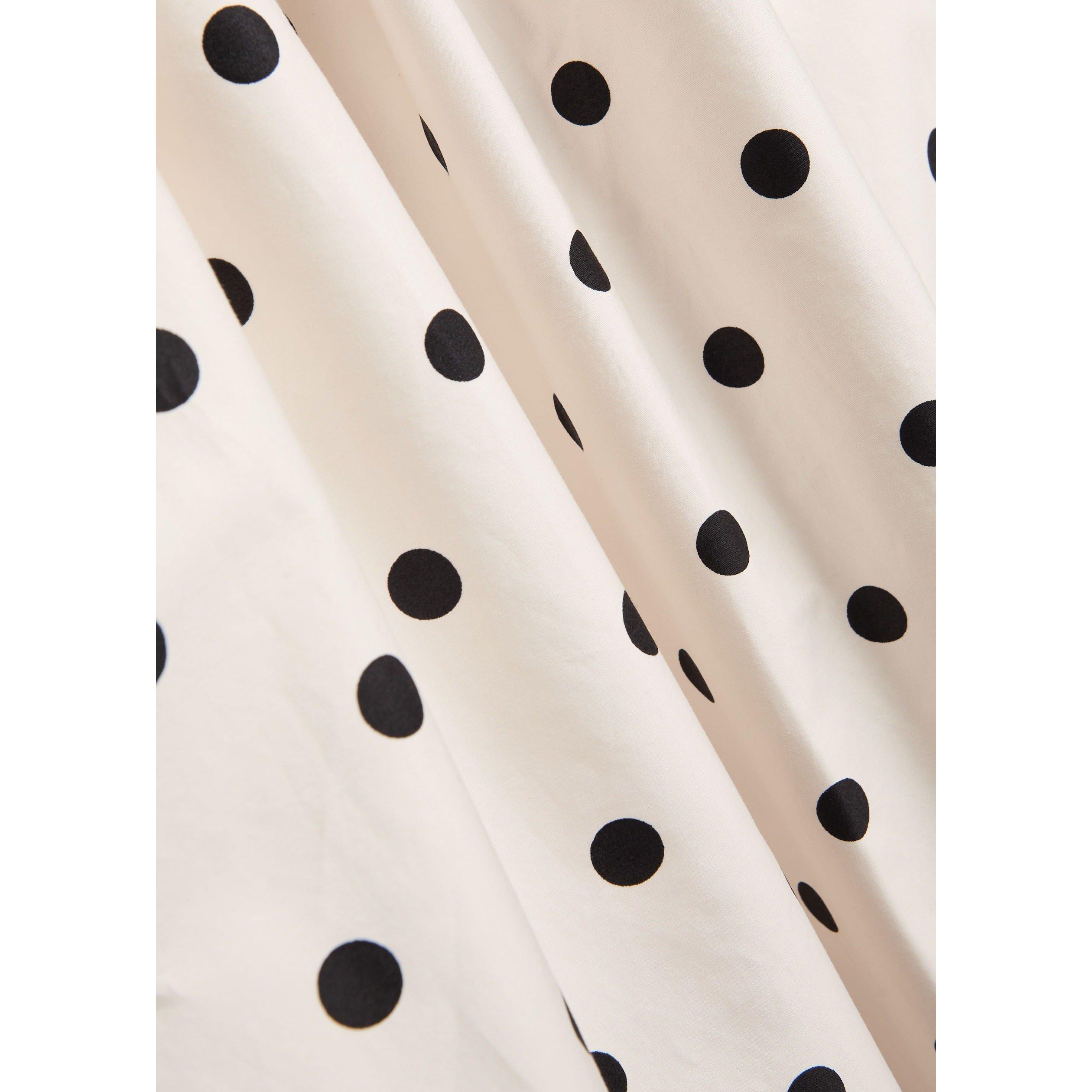 CREAM AND OTHER - Self Portrait - LD CREAM POLKA DOT MIDI DRESS - 4