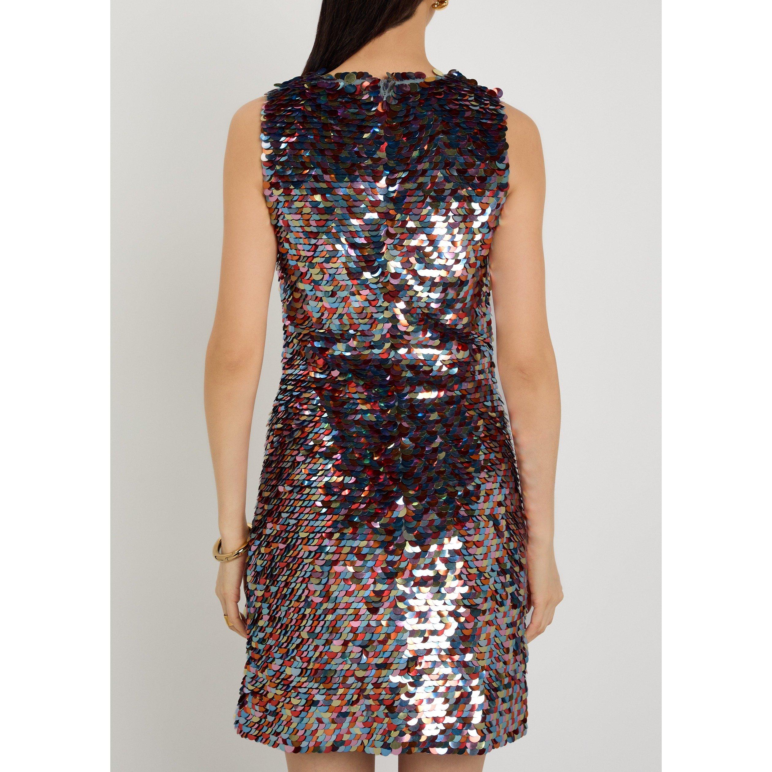 MULTICOLOURED 1 - JW Anderson - Women's Sequin Mini Dress - 3