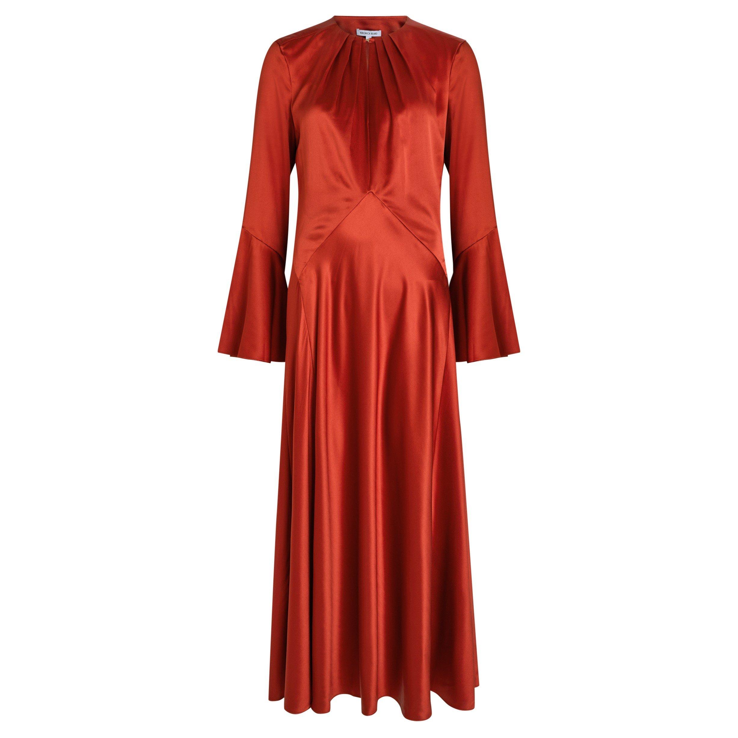 RED - Veronica Beard - LD EZRI HIGHNK LS DRESS - 1