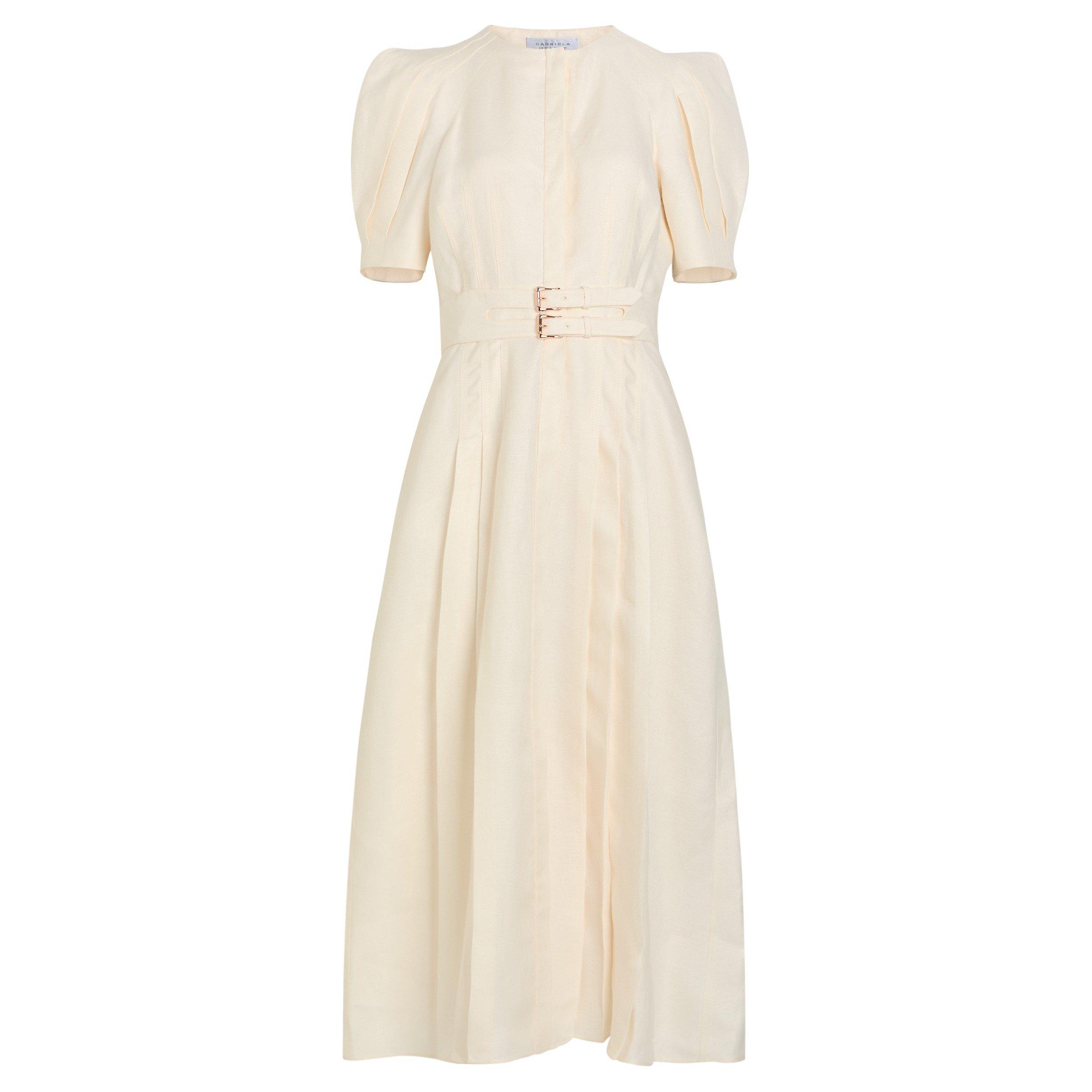 IVORY - Gabriela Hearst - Women's Patricia Linen Maxi Dress - 1